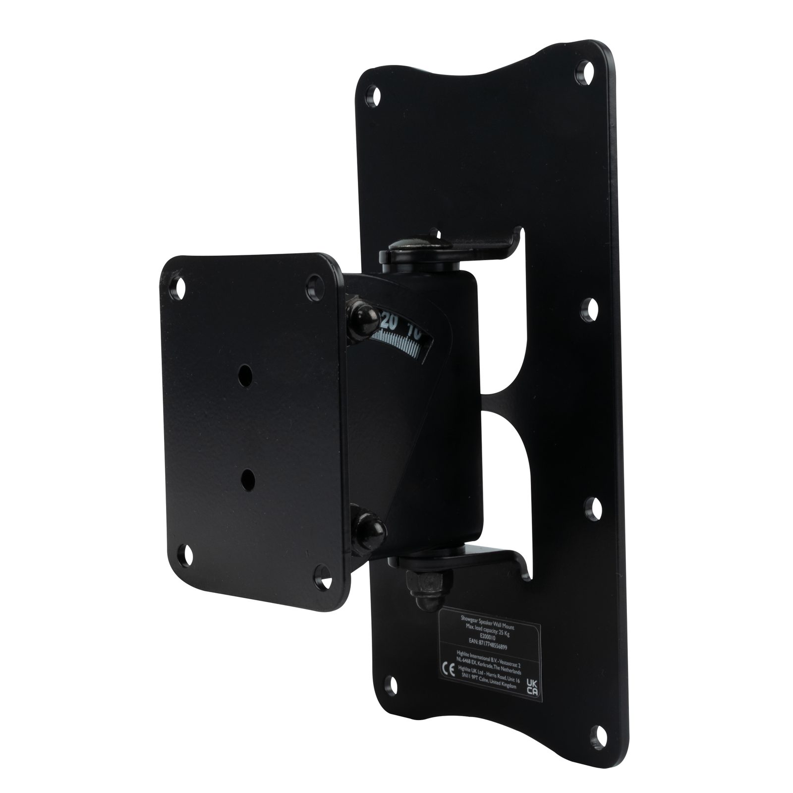 Supporto a muro per diffusore regolabile inclinazione e rotazione - SHOWGEAR E200010