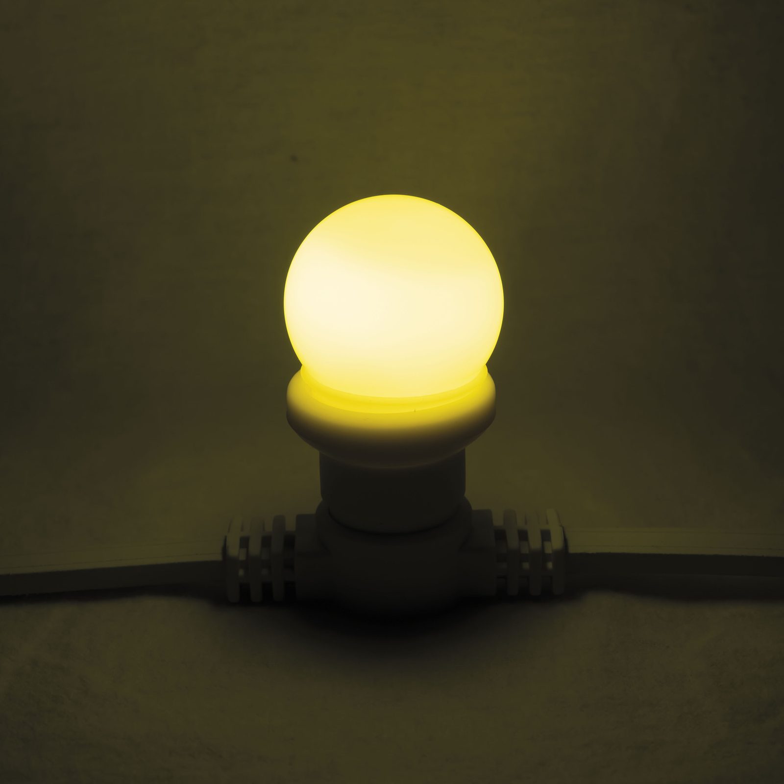 Lampadina G45 LED 1W giallo non dimmerabile - Showgear E324004