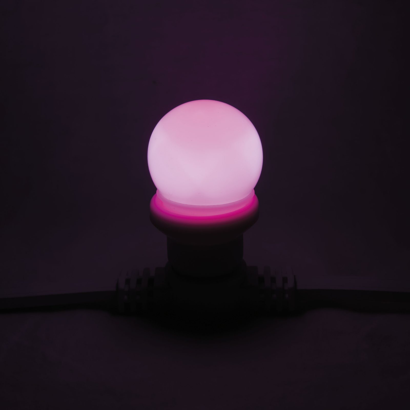 Lampadina G45 LED 1W rosa non dimmerabile - Showgear E324006