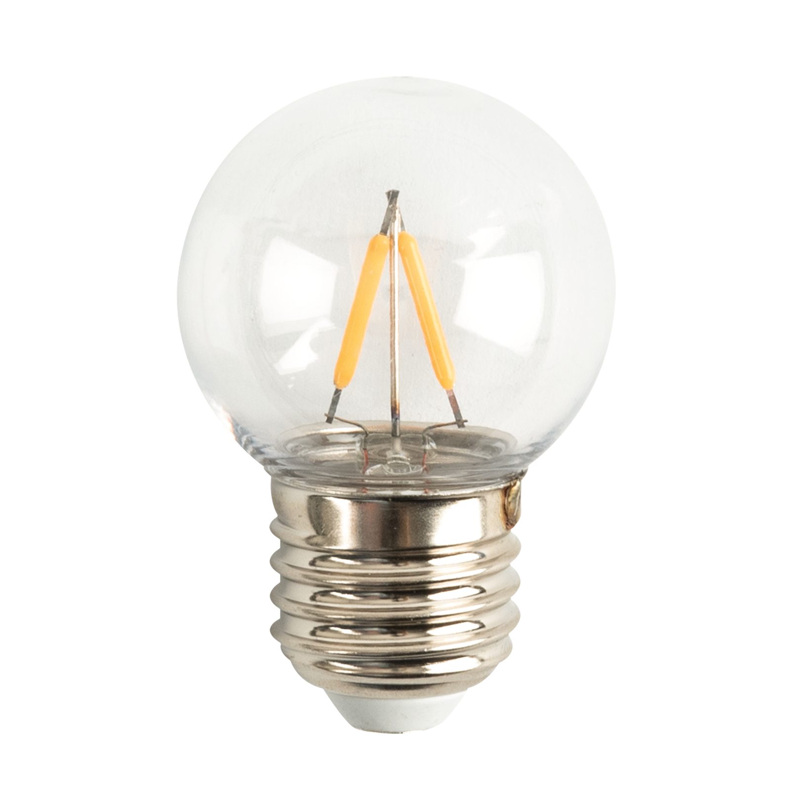 Lampadina G45 LED 2W bianco caldo dimmerabile trasparente - Showgear E324030