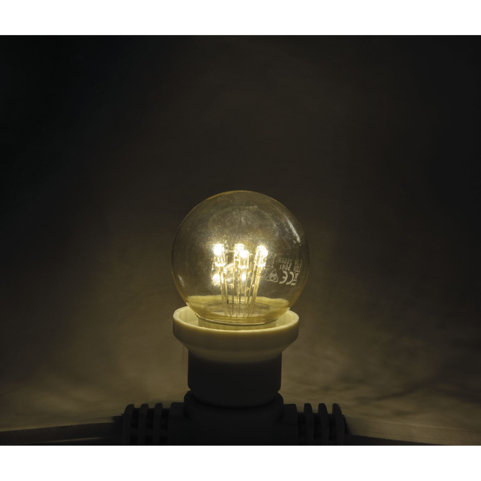 Lampadina G45 LED E27 1W 2700K bianco caldo non dimmerabile - Showgear E324041