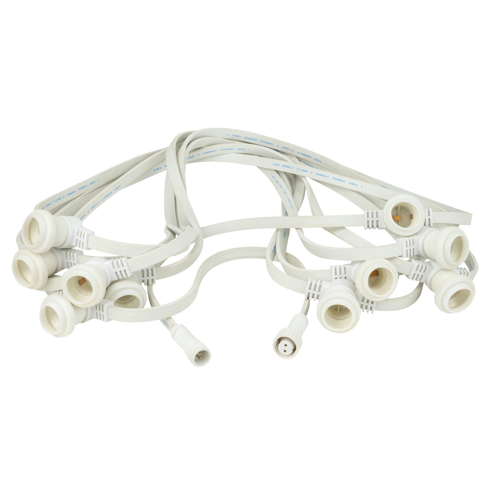 Festoon Light E27 Bianco 50m 50cm - Showgear E360121