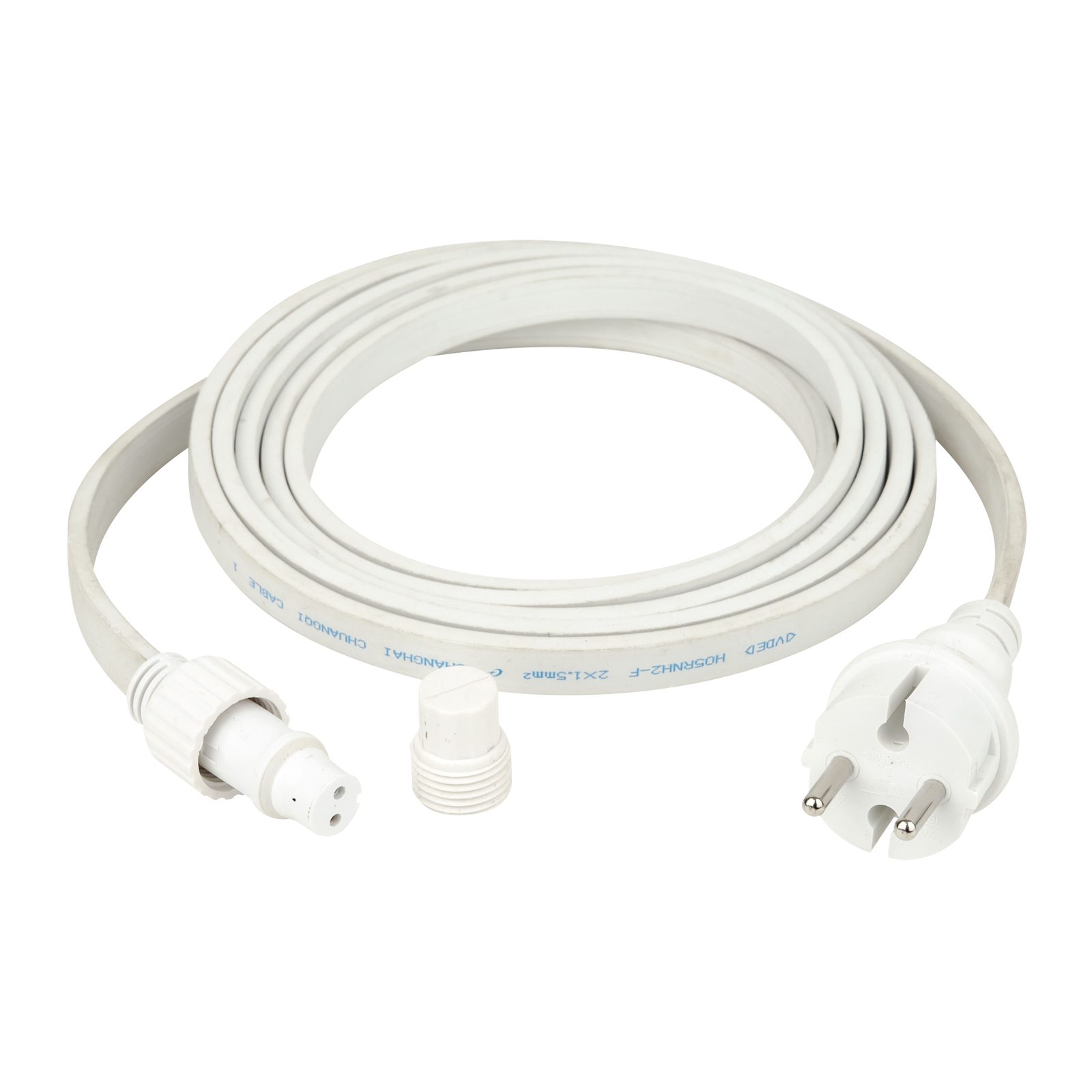 Cavo Alimentazione Festoon Light E27 3m IP44 Bianco - SHOWGEAR E360201
