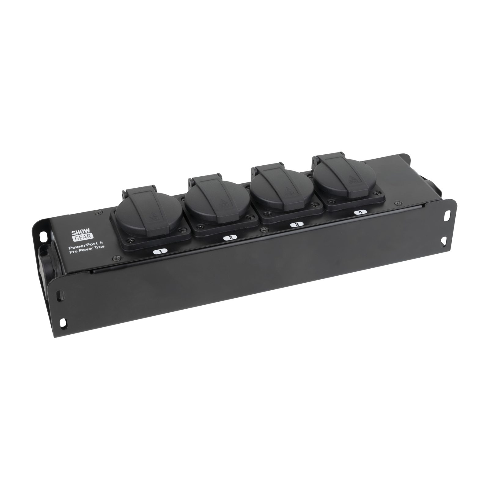 Ciabatta Powerport 4 Power Pro True 4x Schuko IP20 - Showgear E614001