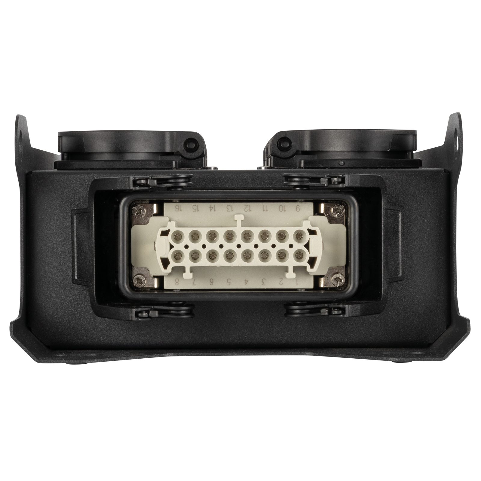 PowerCore 2m.6s Breakout Box - 2x Multipin H16 (loop-through), 6x Schuko - Showgear E617002