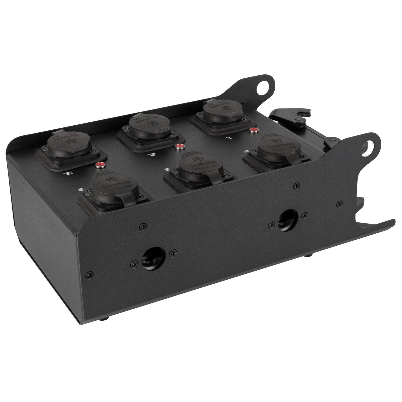PowerCore 1m.6p Breakout Box - 1x Multipin H16, 6x Power Pro True - Showgear E617003