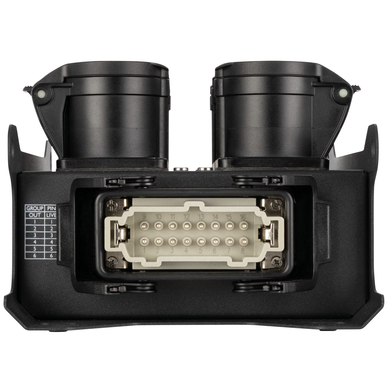 Breakout Box PowerCore 2m.6c con 2x H16 e 6x CEE 16A - Showgear E617006