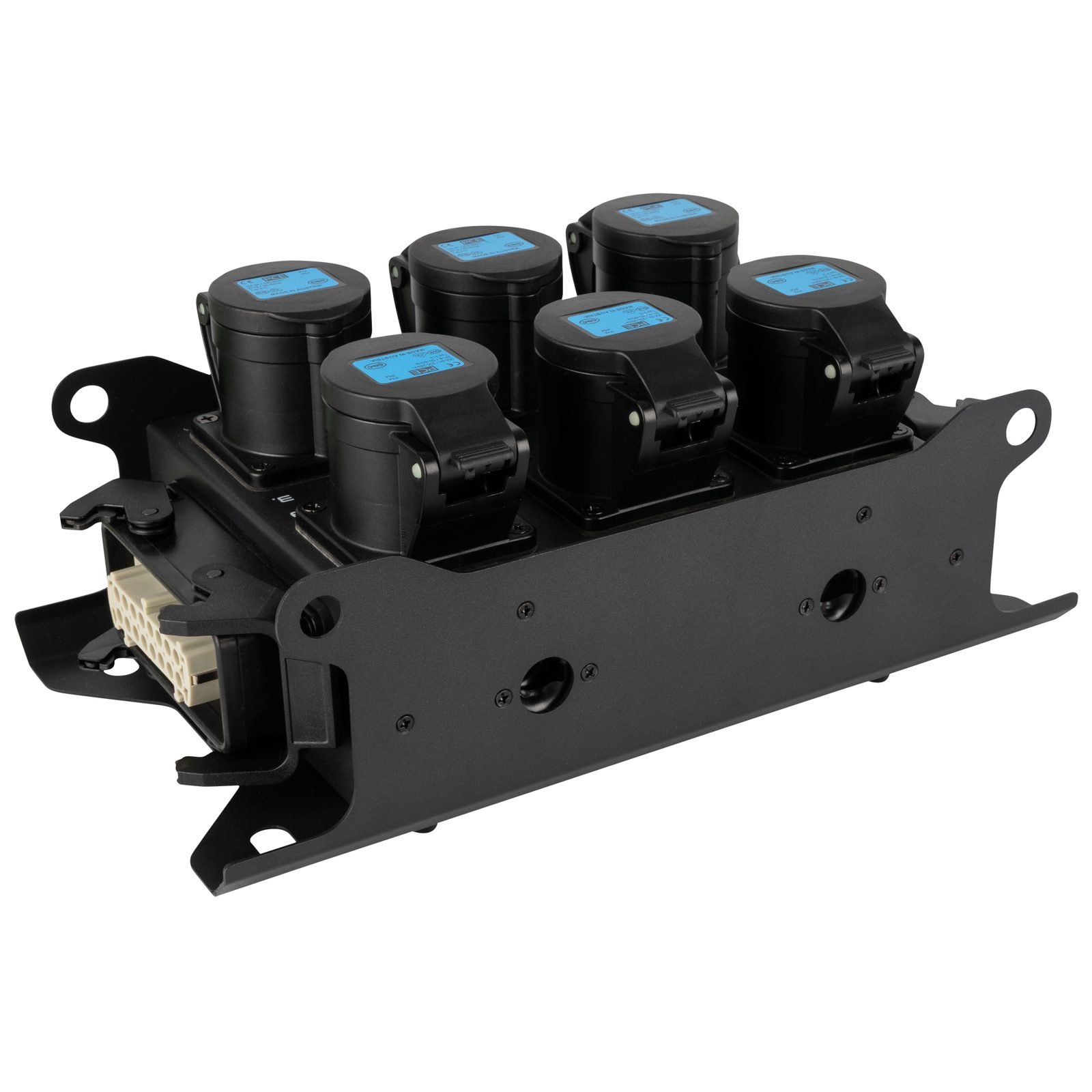 Breakout Box PowerCore 2m.6c con 2x H16 e 6x CEE 16A - Showgear E617006