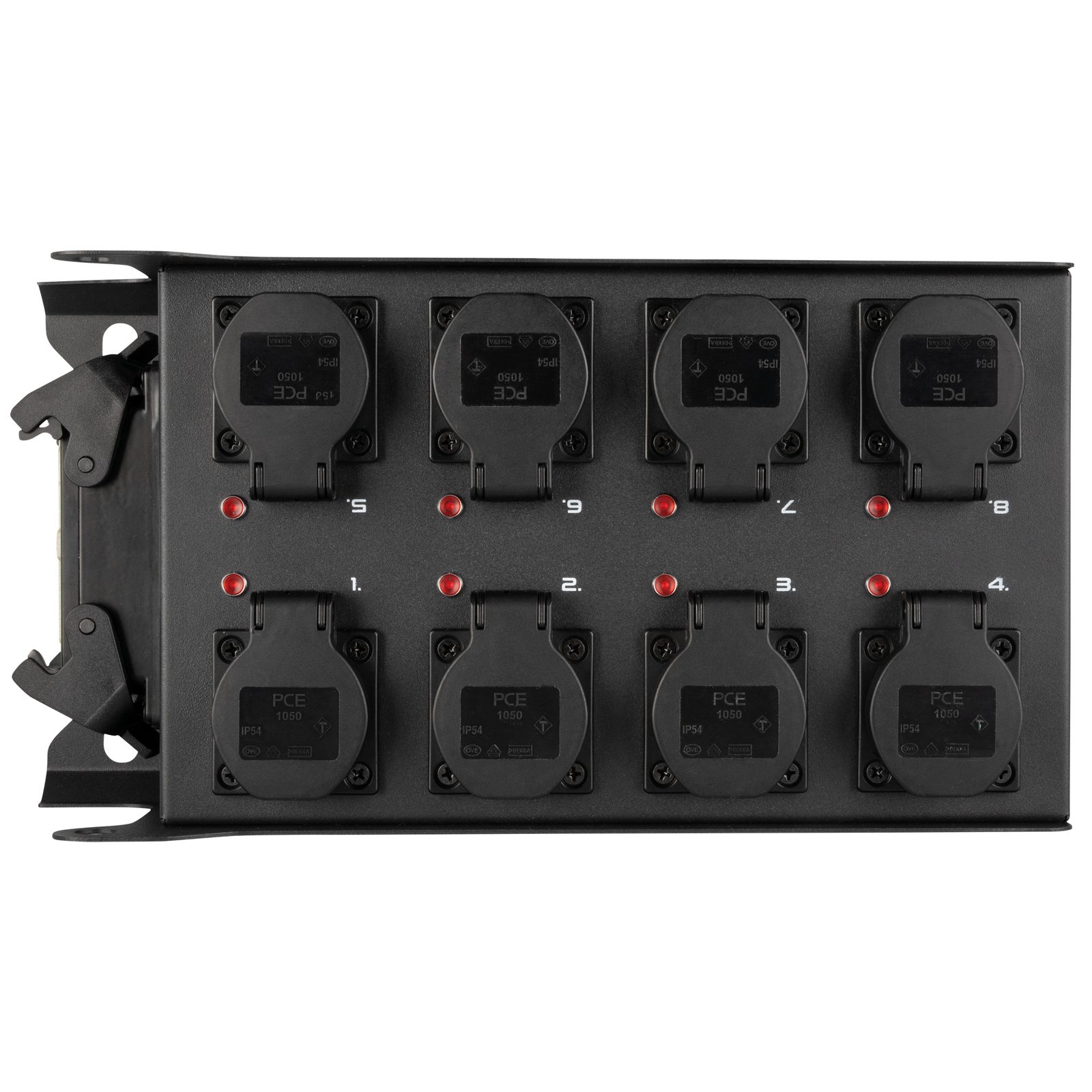 Breakout Box PowerCore 1m.8s con ingresso H16 e 8 prese Schuko - Showgear E617011