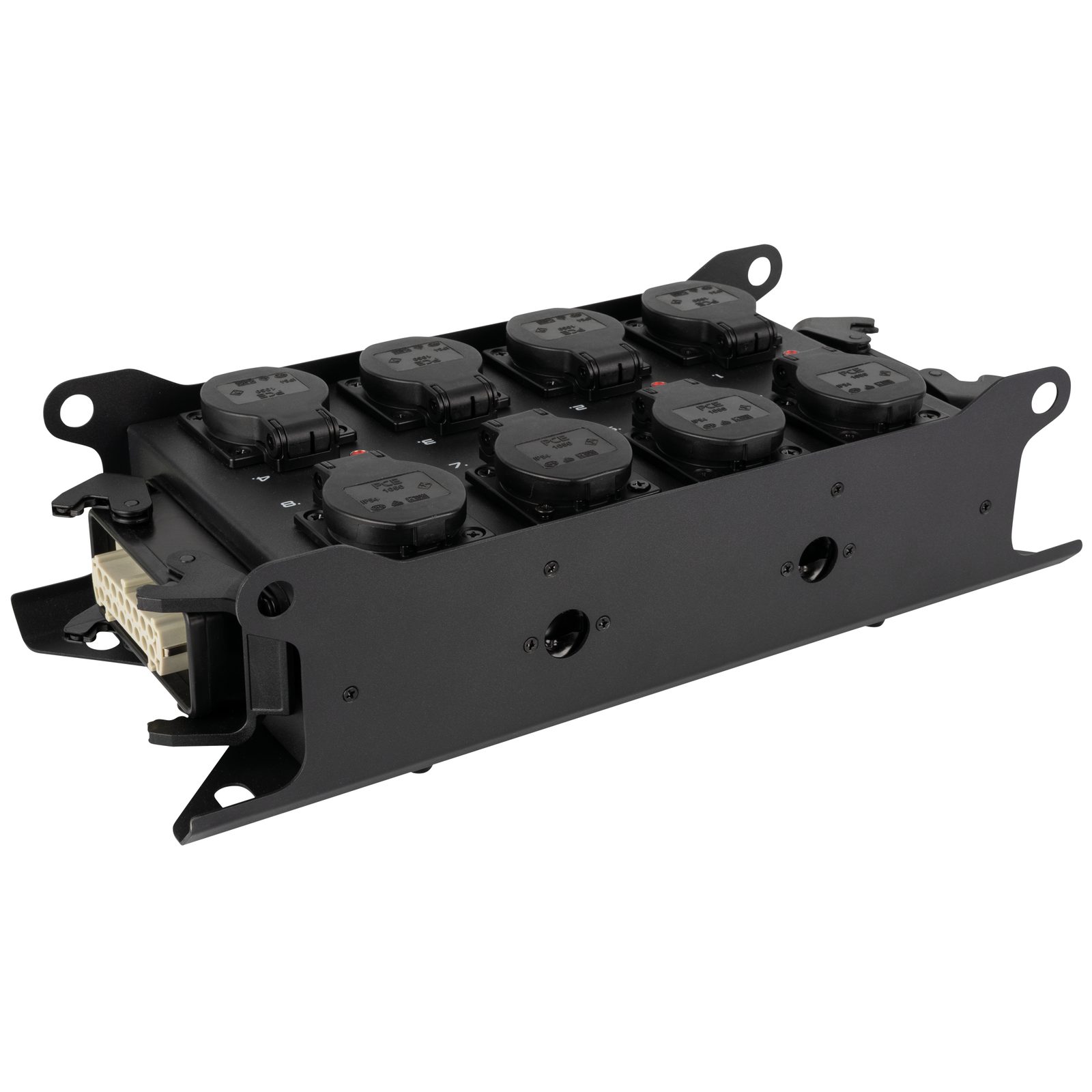 Breakout Box PowerCore 2m.8s con 2x H16 e 8 prese Schuko - Showgear E617012