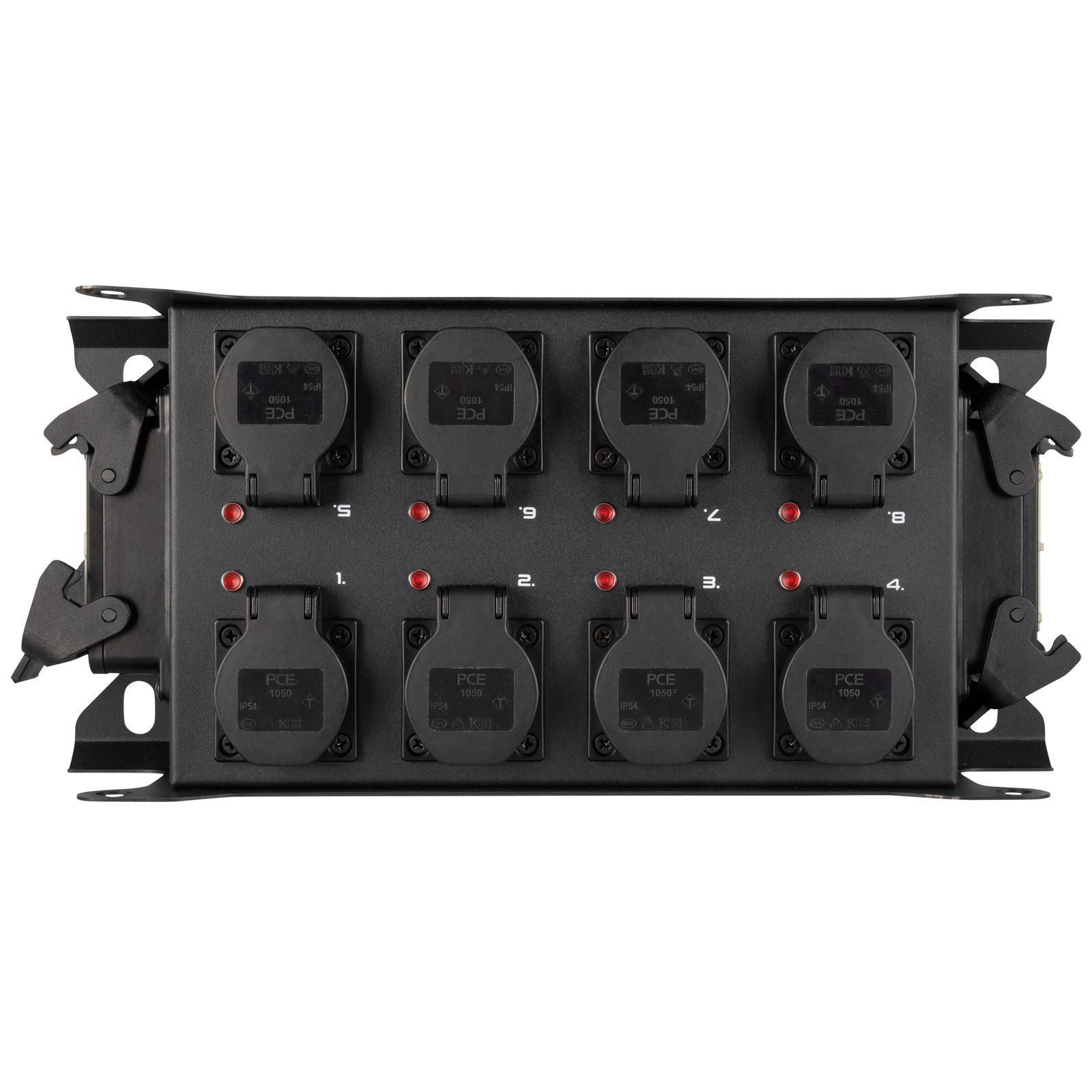 Breakout Box PowerCore 2m.8s con 2x H16 e 8 prese Schuko - Showgear E617012