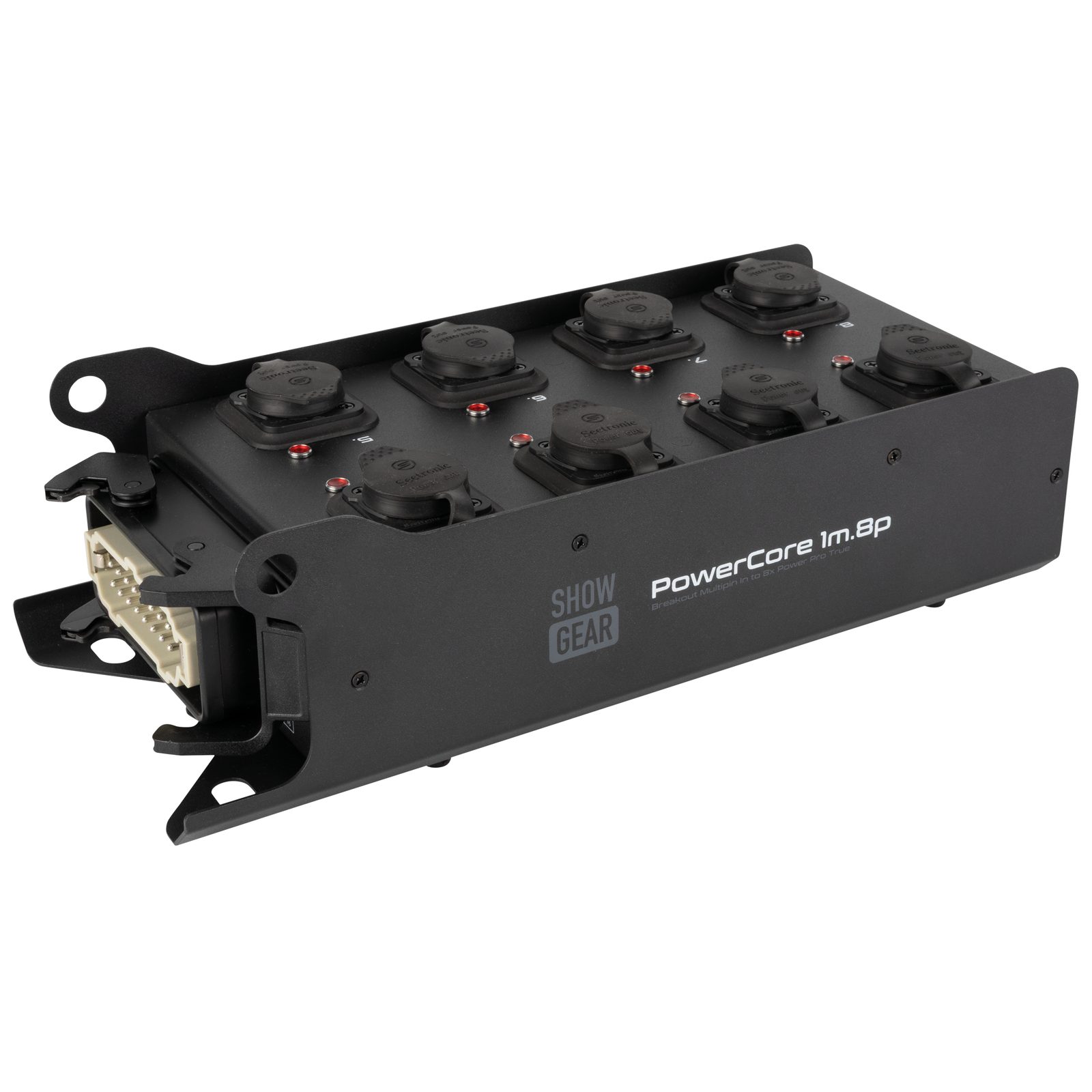 Breakout Box PowerCore 1m.8p con ingresso H16 e 8 prese Power Pro True - Showgear E617013
