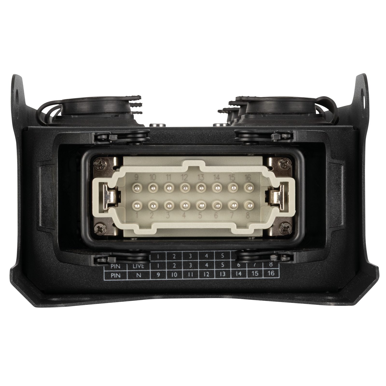 Breakout Box PowerCore 1m.8p con ingresso H16 e 8 prese Power Pro True - Showgear E617013