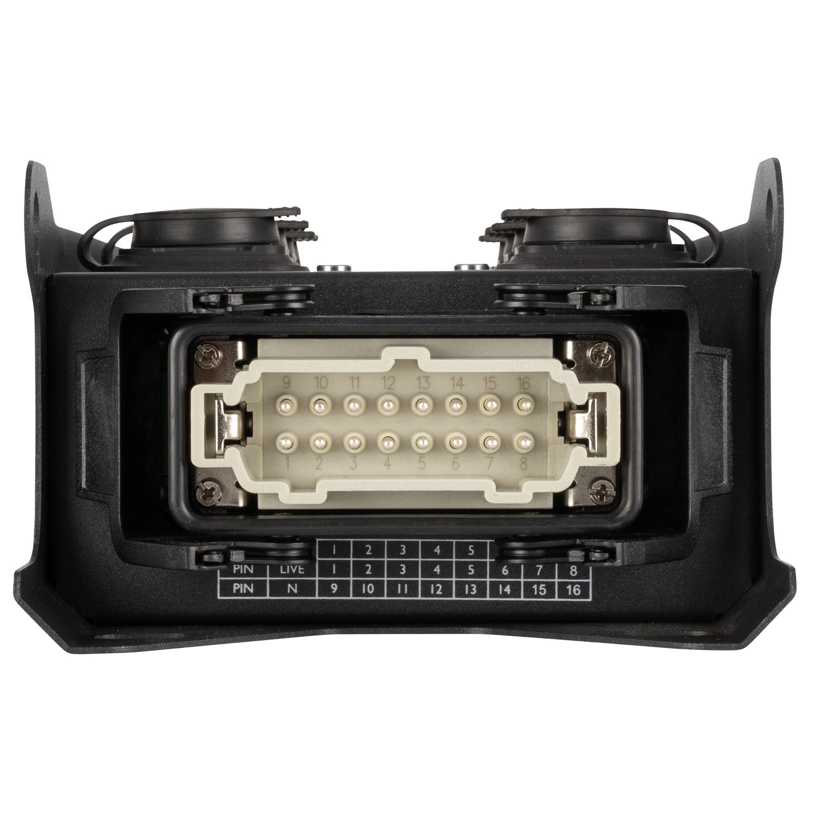 Breakout Box PowerCore 2m.8p con 2x H16 e 8 prese Power Pro True - Showgear E617014