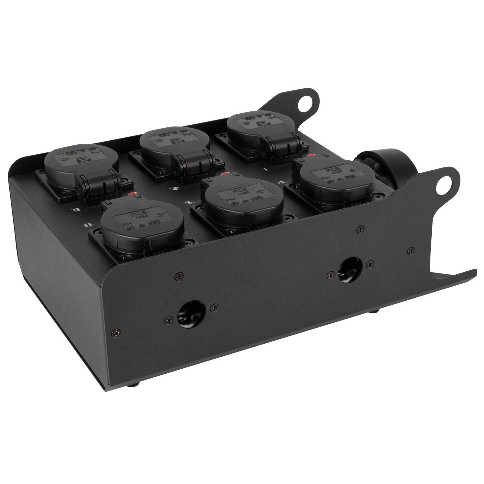 Breakout Box PowerCore 1s.6s con ingresso S19 e 6 prese Schuko - Showgear E617021