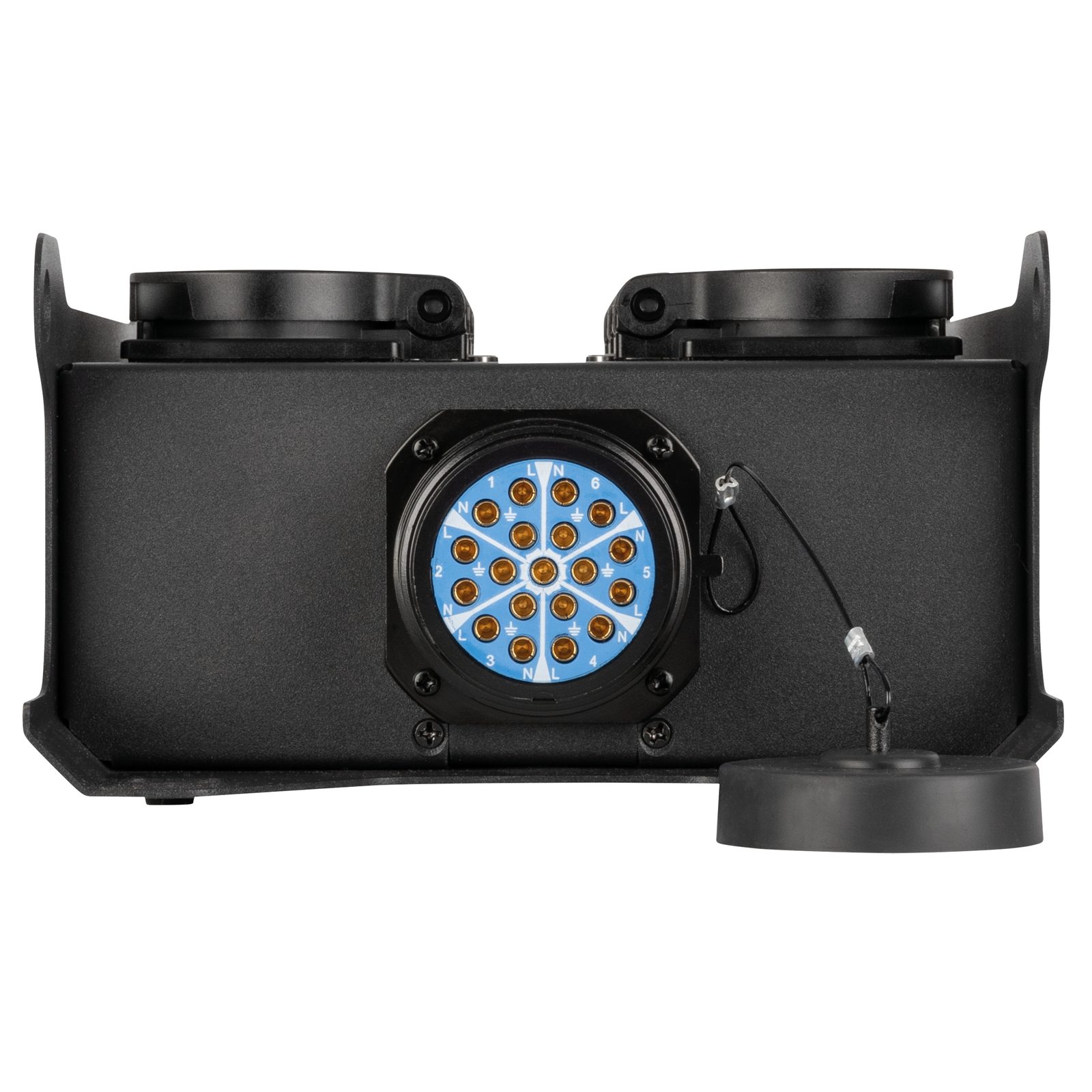 PowerCore 2s.6s Scatola Alimentazione 2x S19 6x Schuko - SHOWGEAR E617022