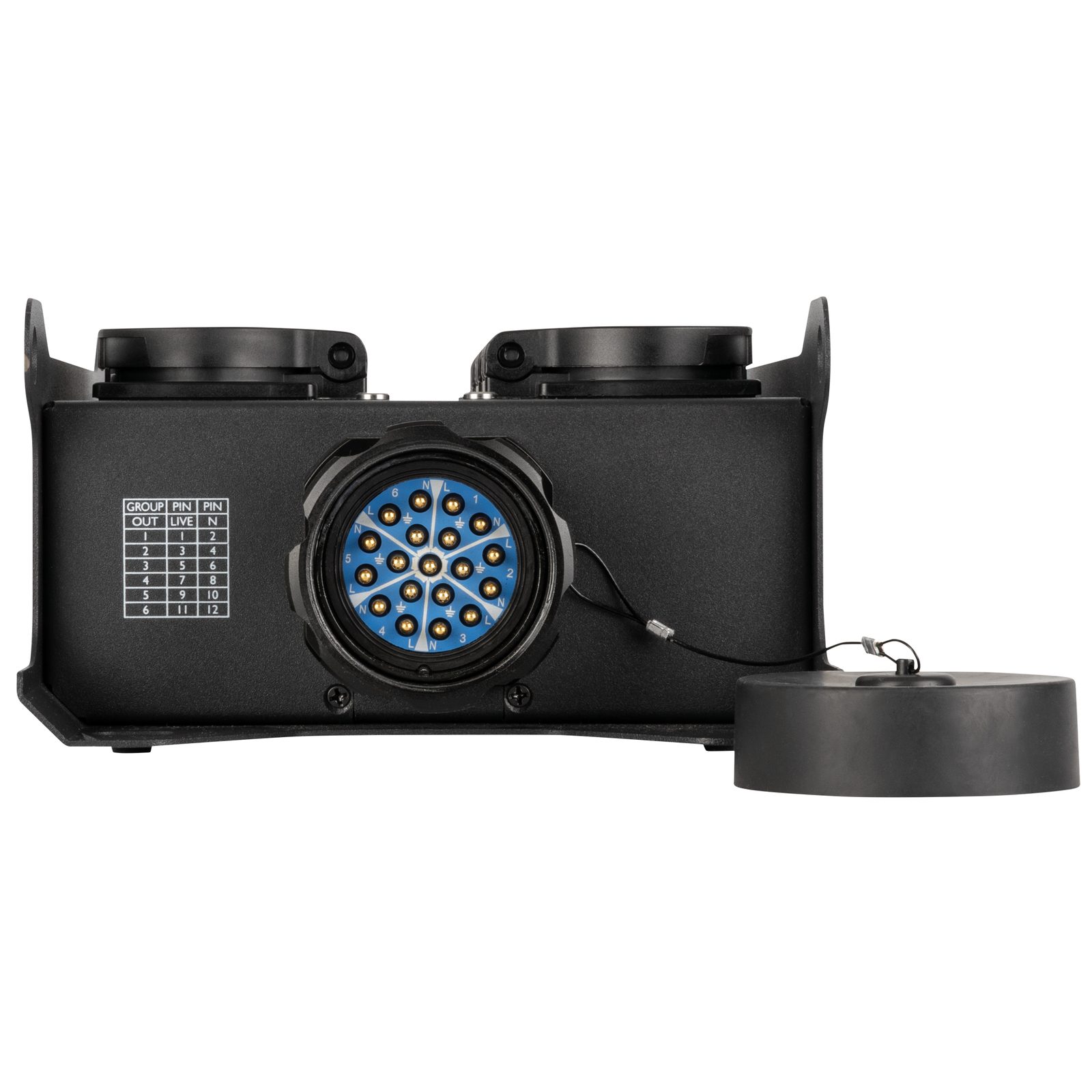 PowerCore 2s.6s Scatola Alimentazione 2x S19 6x Schuko - SHOWGEAR E617022