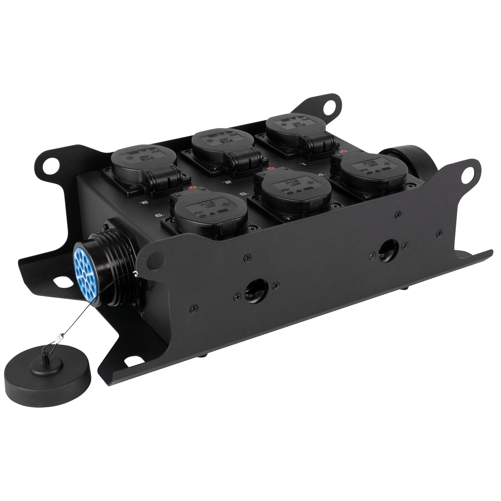 PowerCore 2s.6s Scatola Alimentazione 2x S19 6x Schuko - SHOWGEAR E617022