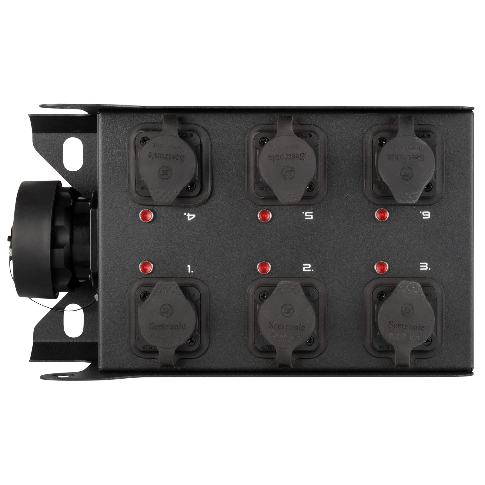 PowerCore 1s.6p Breakout Box 1x S19 6x Power Pro True - SHOWGEAR E617023