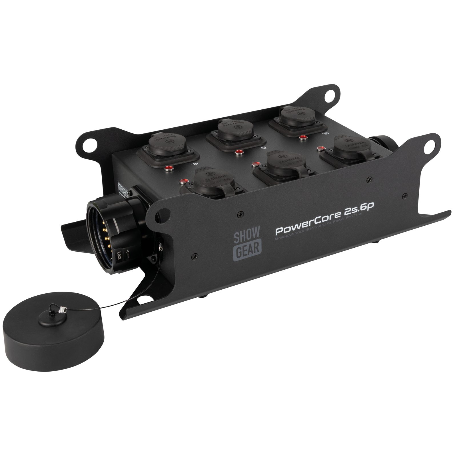 PowerCore 2s.6p Breakout Box 2x S19 6x Power Pro True - SHOWGEAR E617024