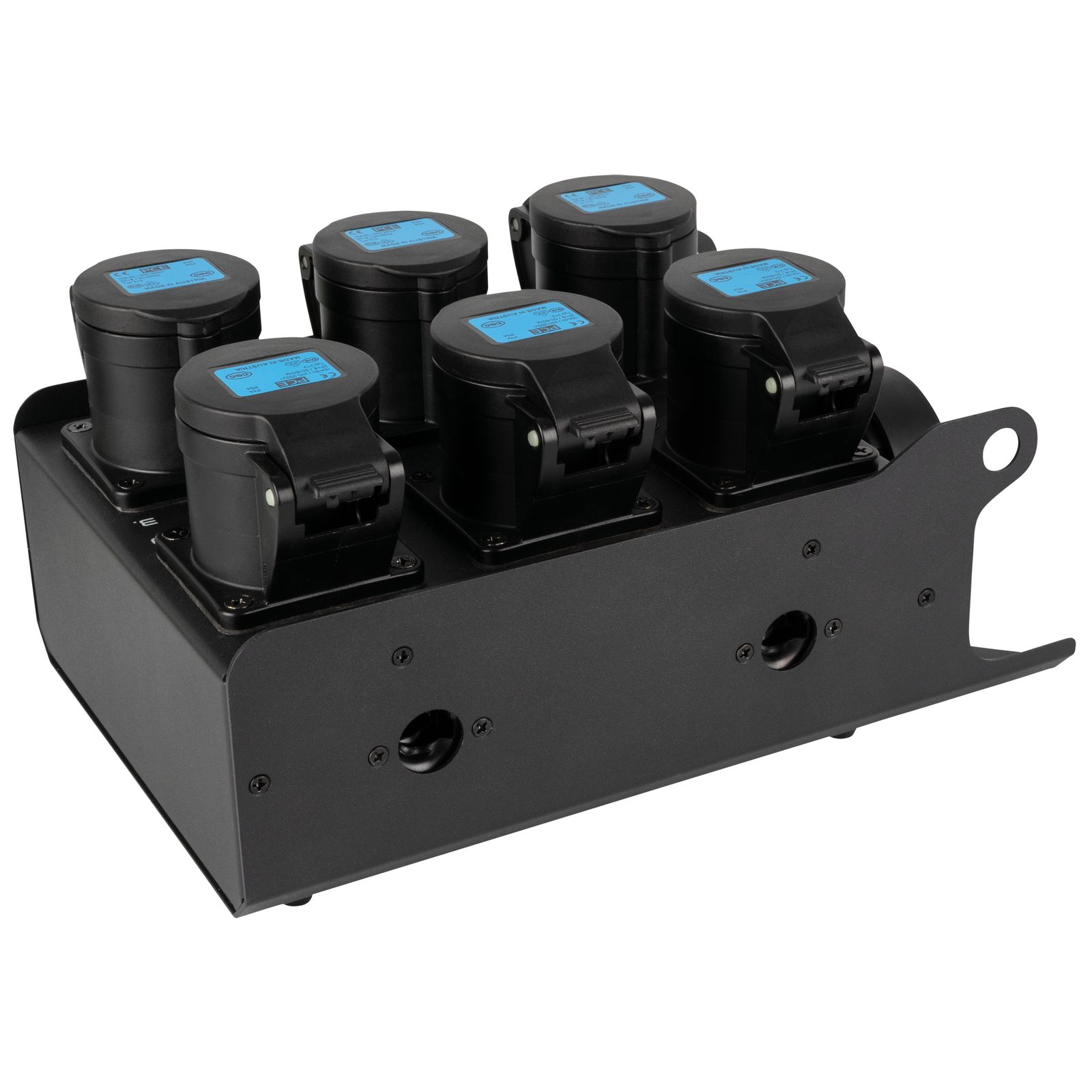PowerCore 1s.6c Breakout Box 1x S19 6x CEE 16A - SHOWGEAR E617025