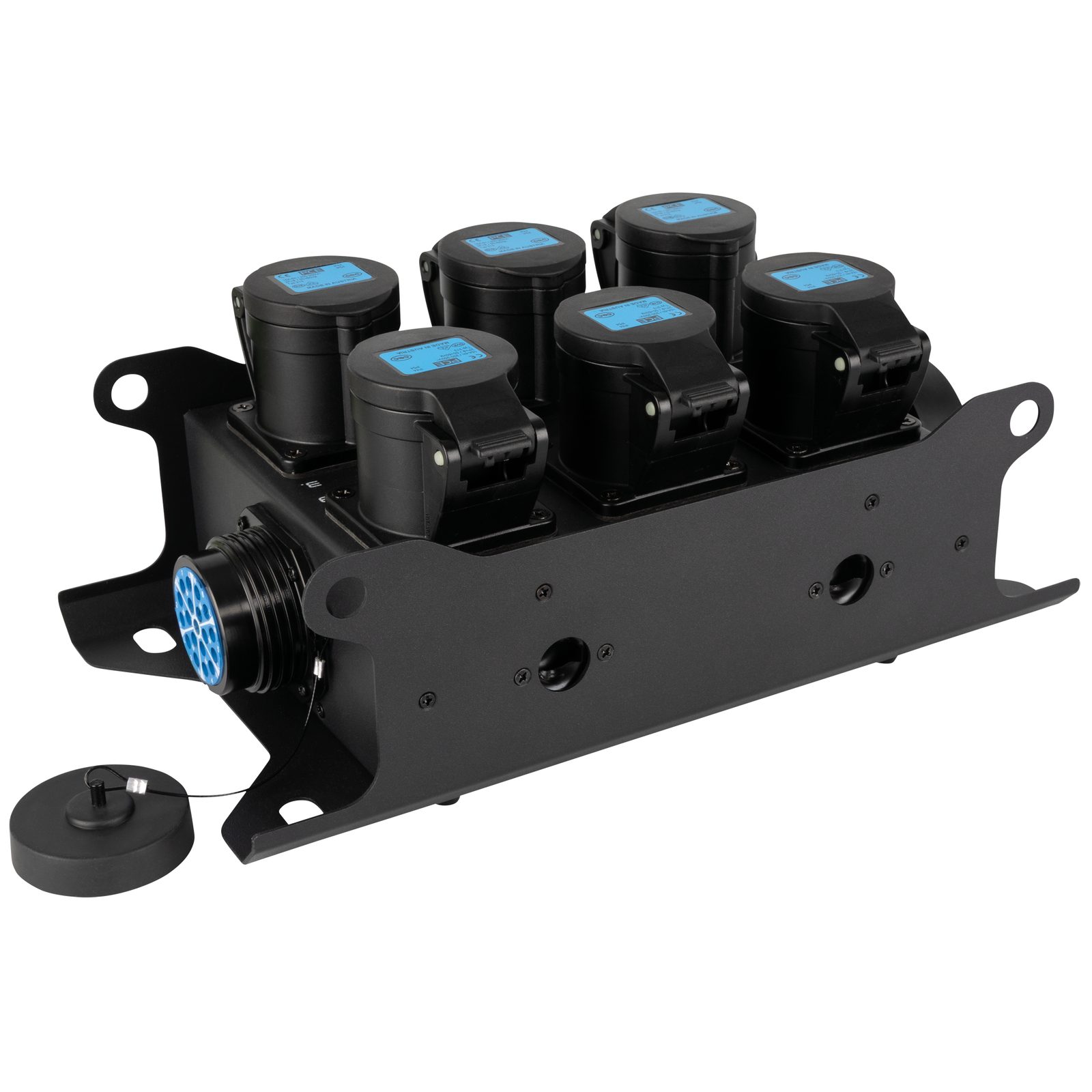 PowerCore 2s.6c Breakout Box 2x S19 6x CEE 16A - SHOWGEAR E617026