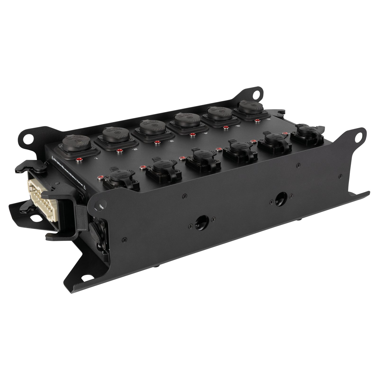 PowerCore 2m.6p DMX Breakout Box 2x H16 6x Power Pro True Splitter DMX - SHOWGEAR E617031