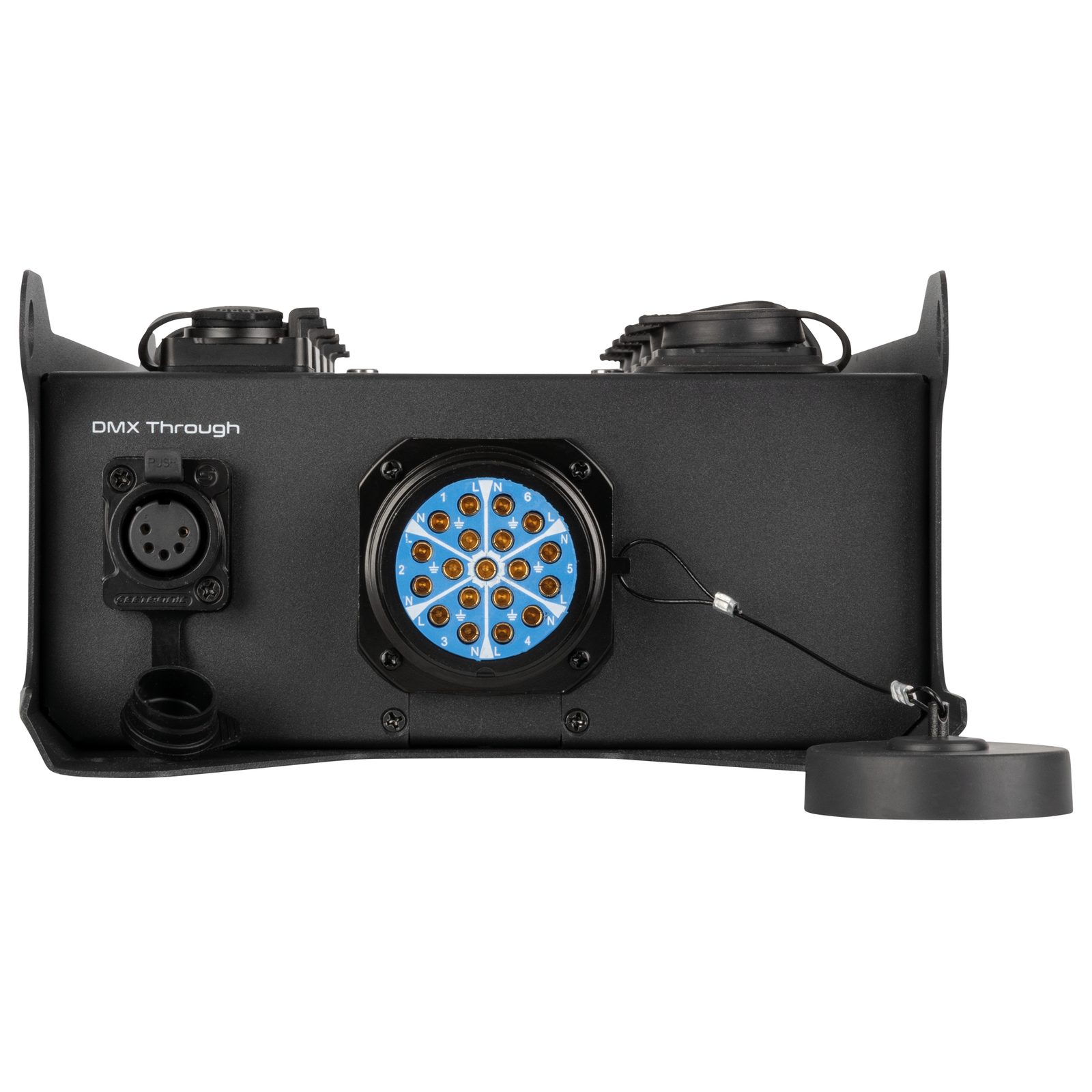 PowerCore 2s.6p DMX Breakout Box 2x S19 6x Power Pro True Splitter DMX - SHOWGEAR E617032
