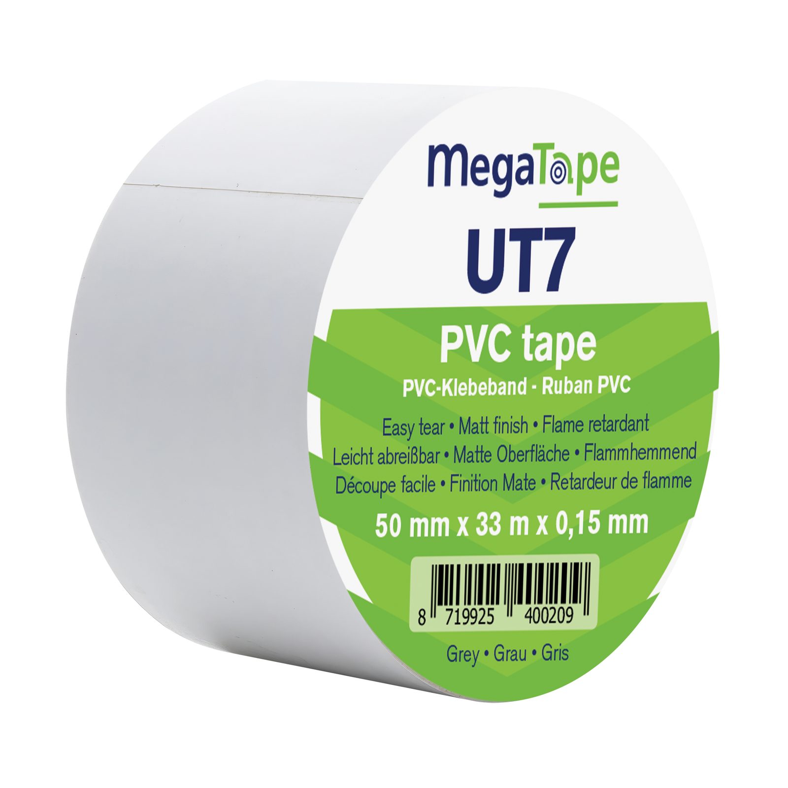 Nastro PVC UT7 White 33m x 50mm - MEGATAPE E700121