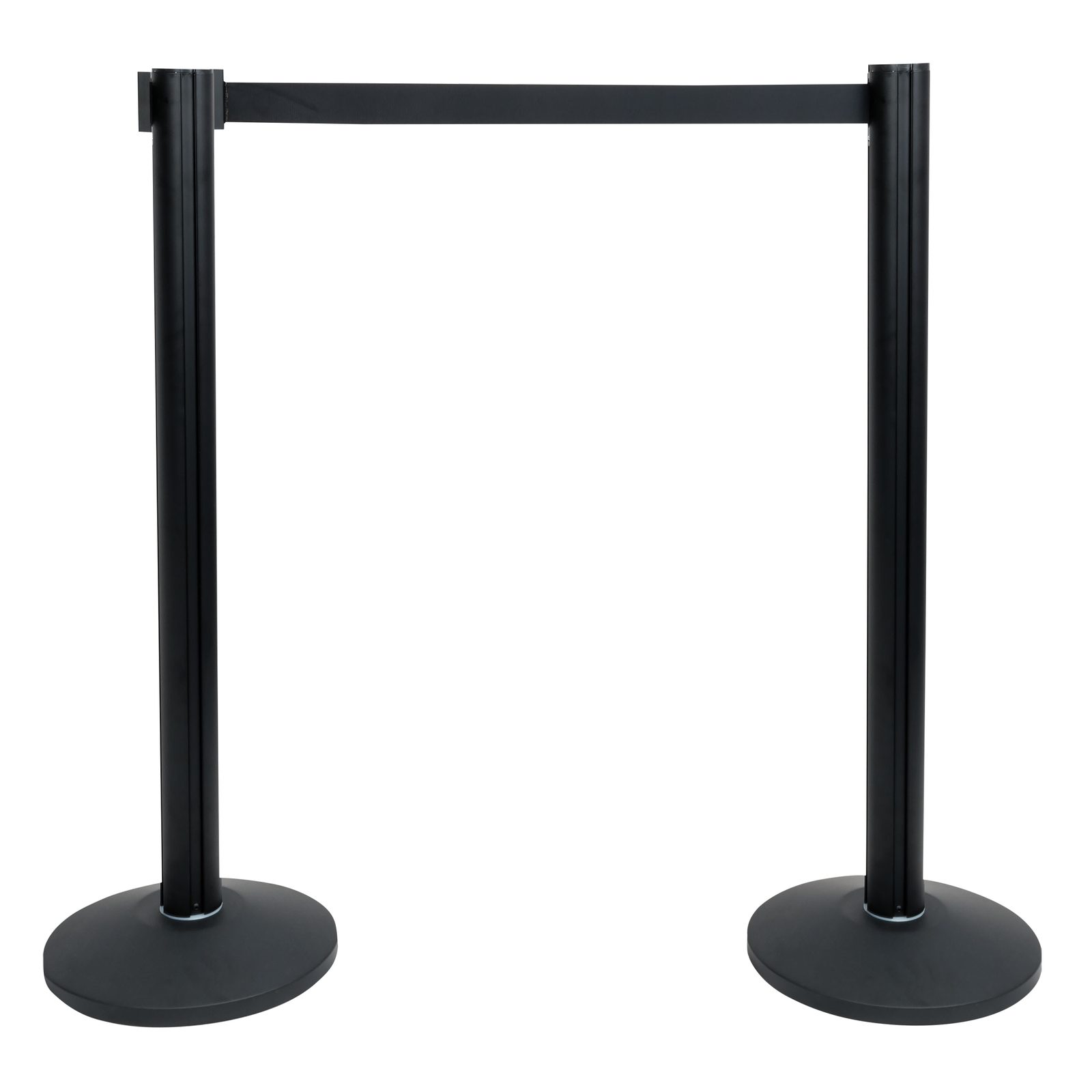 2m Adjustable Crowd Barrier PRO Set nera - Showgear E708903