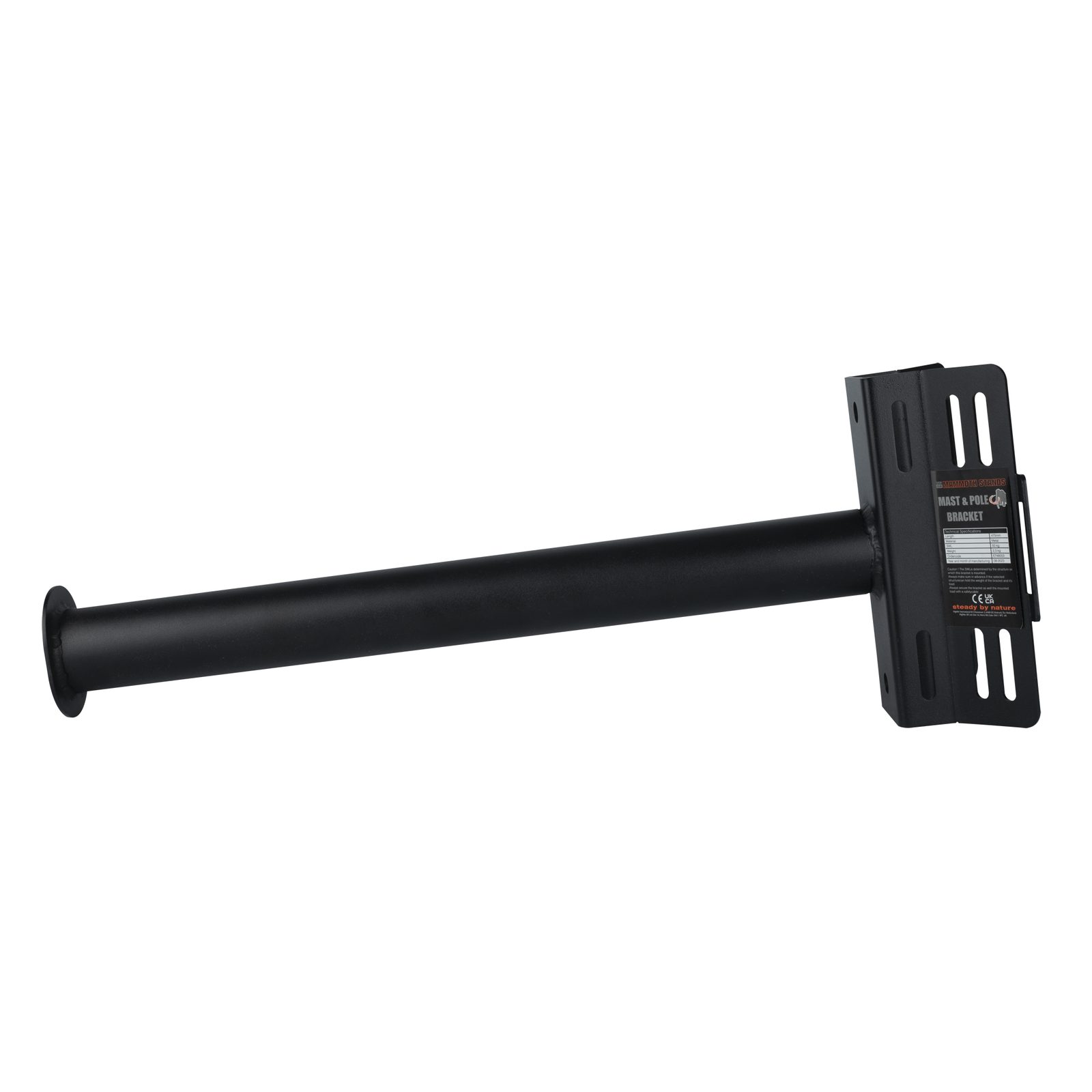 Staffa per palo/trave con tubo ø50mm - Showgear E748003