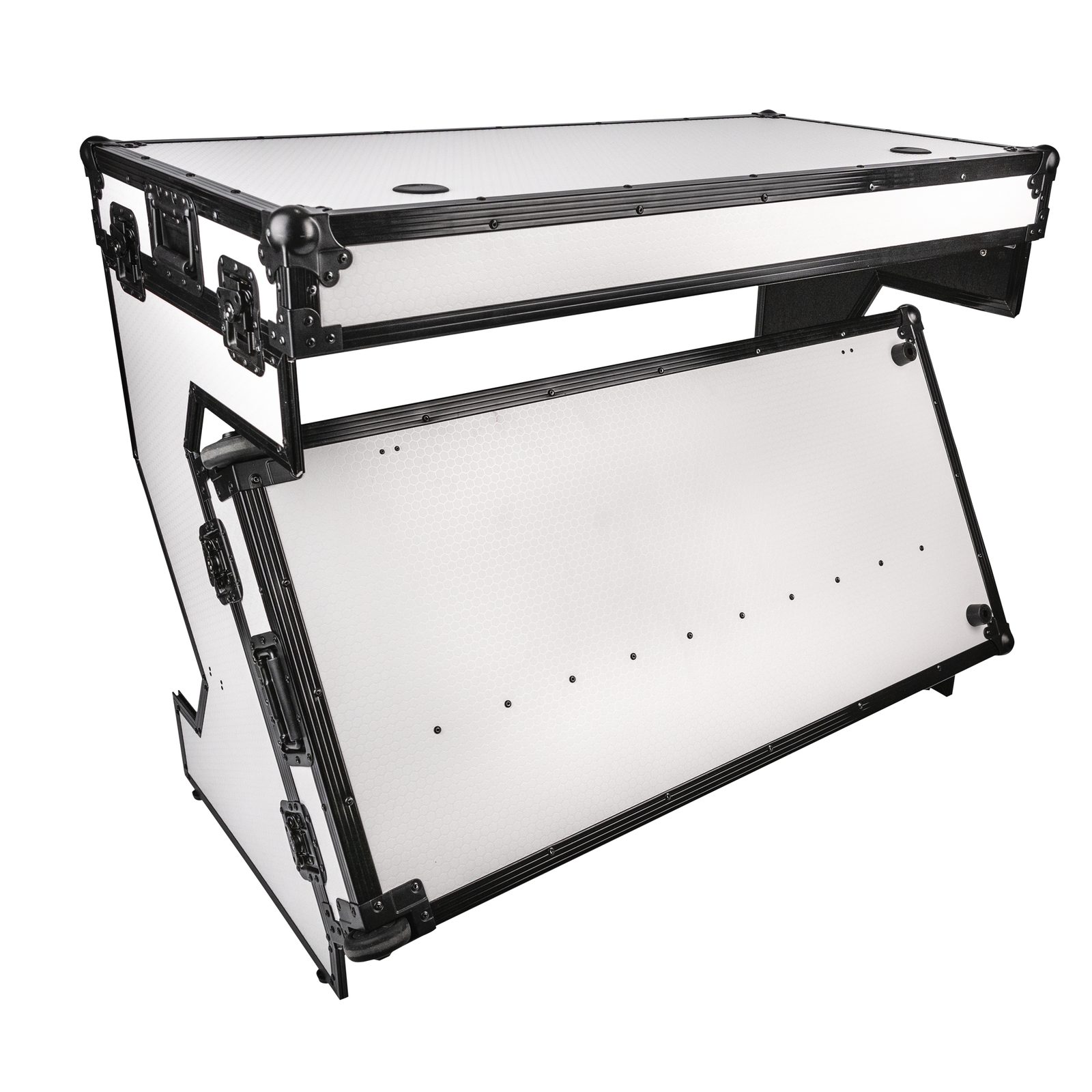 Tavolo portatile Z-Style multiuso Hybrid Flight Case bianco - Showgear E804002