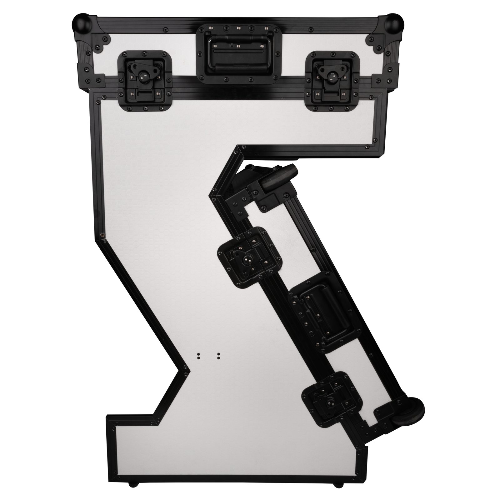 Tavolo portatile Z-Style multiuso Hybrid Flight Case bianco - Showgear E804002