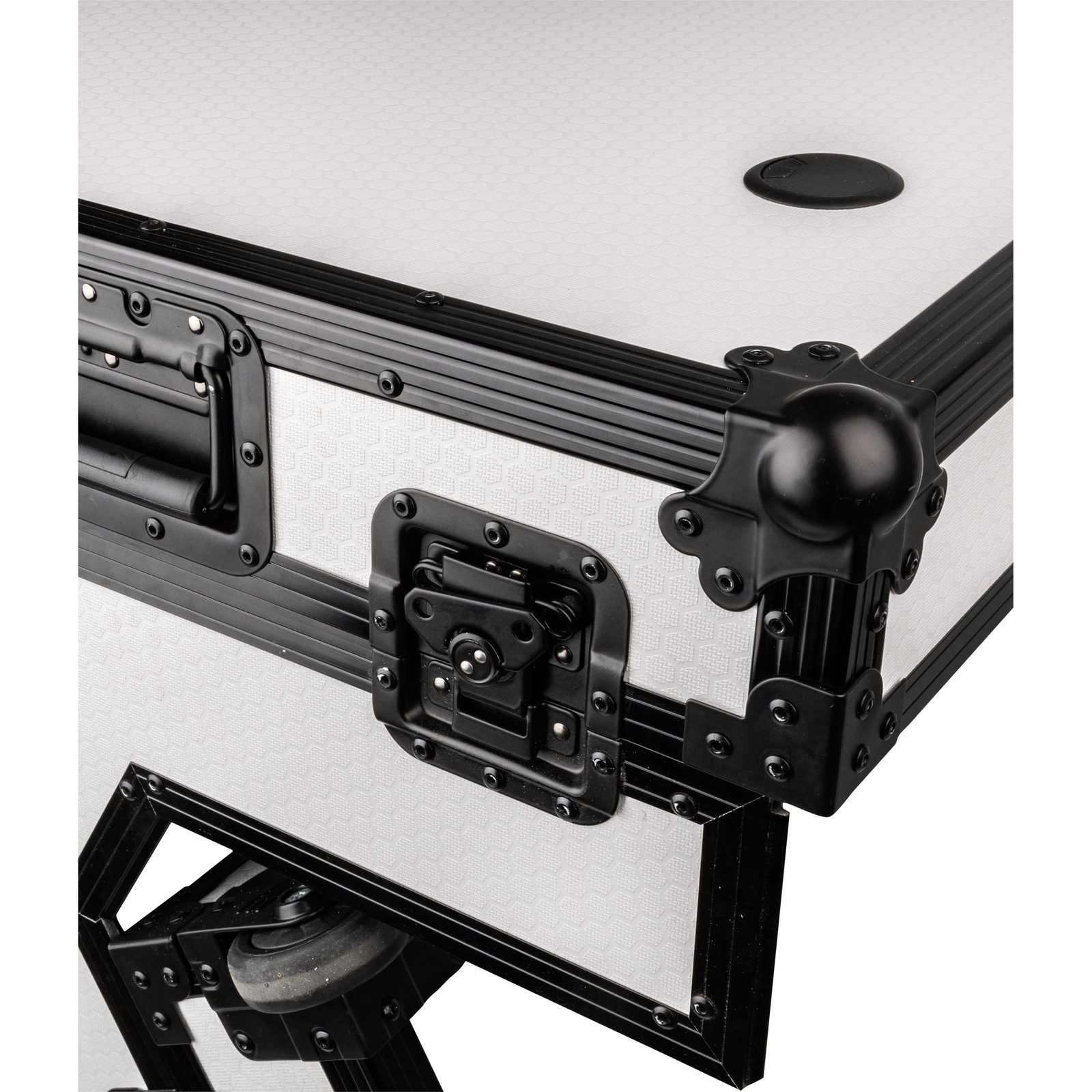 Tavolo portatile Z-Style multiuso Hybrid Flight Case bianco - Showgear E804002
