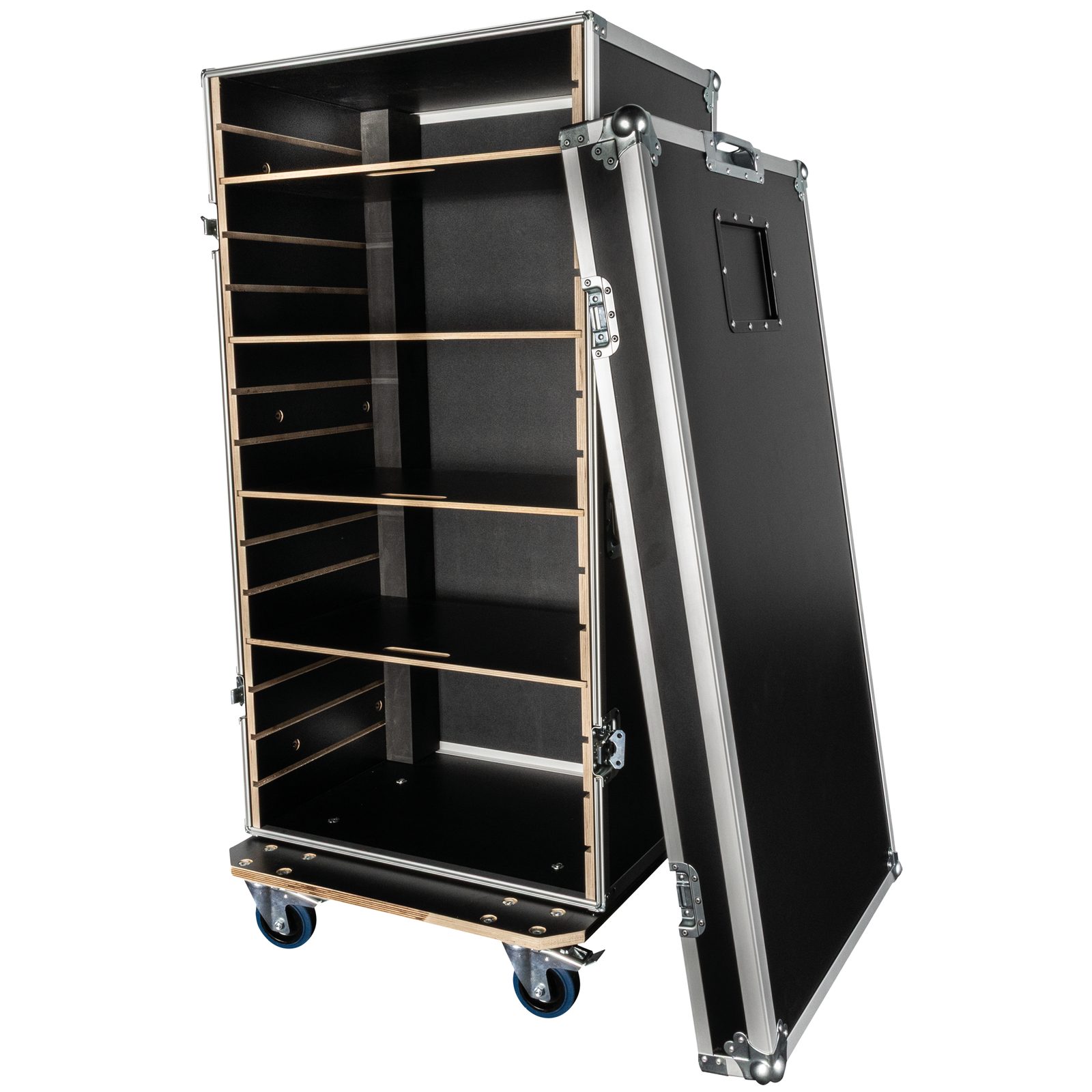 Storage Case 1 con 5 Casse Rimovibili Nero 1400x680x600mm - Showgear E820032
