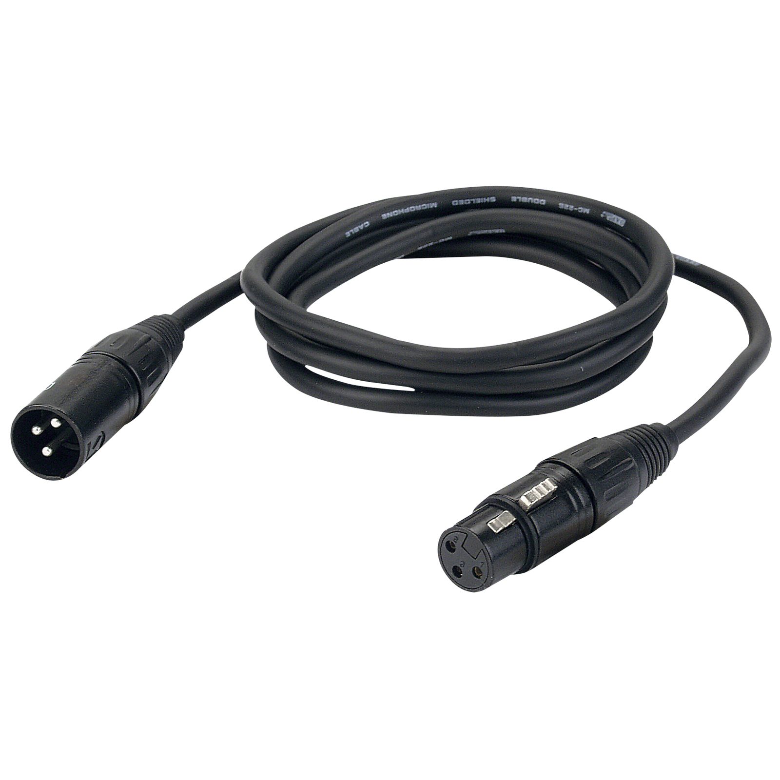 Cavo microfono bilanciato XLR maschio-femmina 3P 20m - DAP FL0120