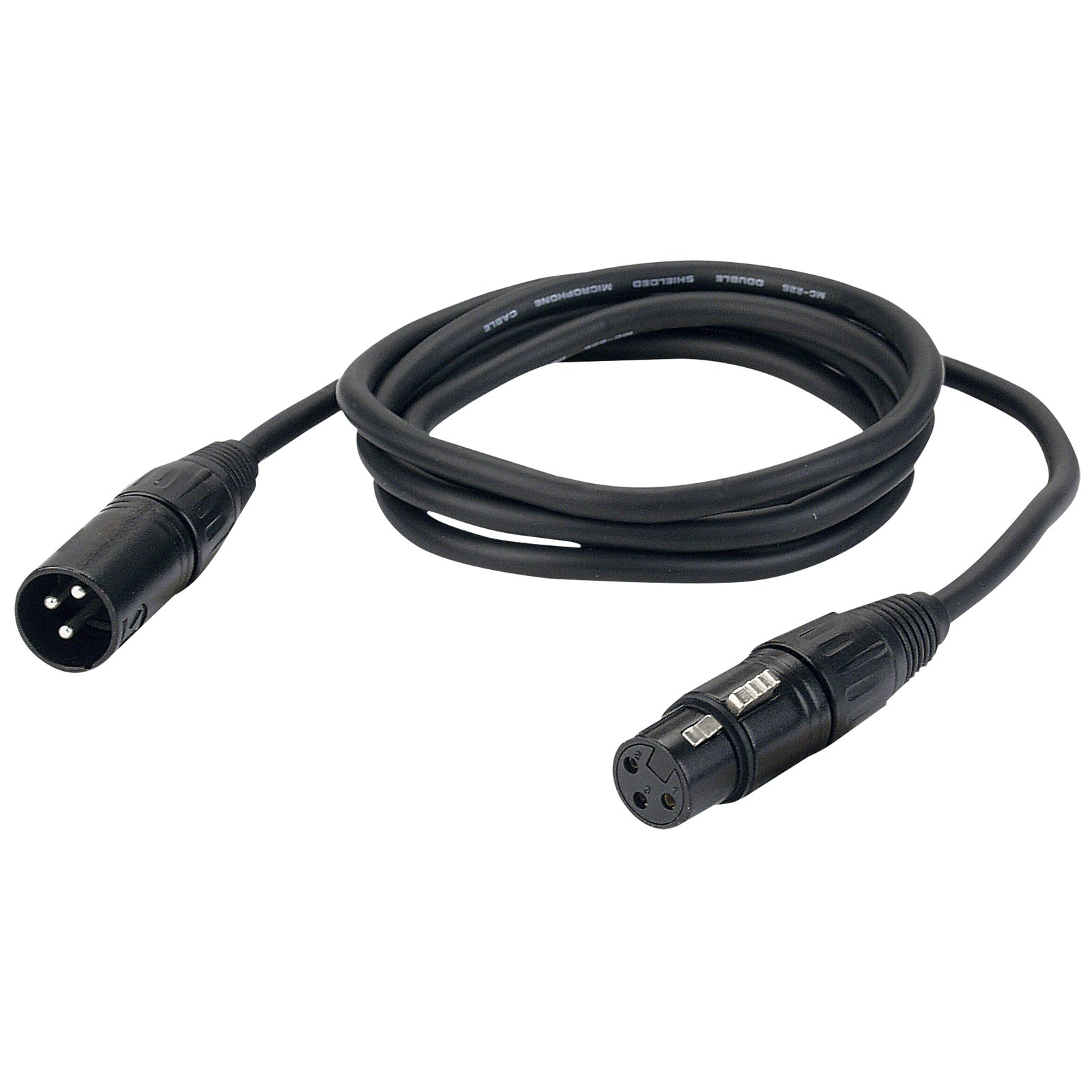 Cavo microfono bilanciato XLR maschio-femmina 3P 0.75m - DAP FL0175