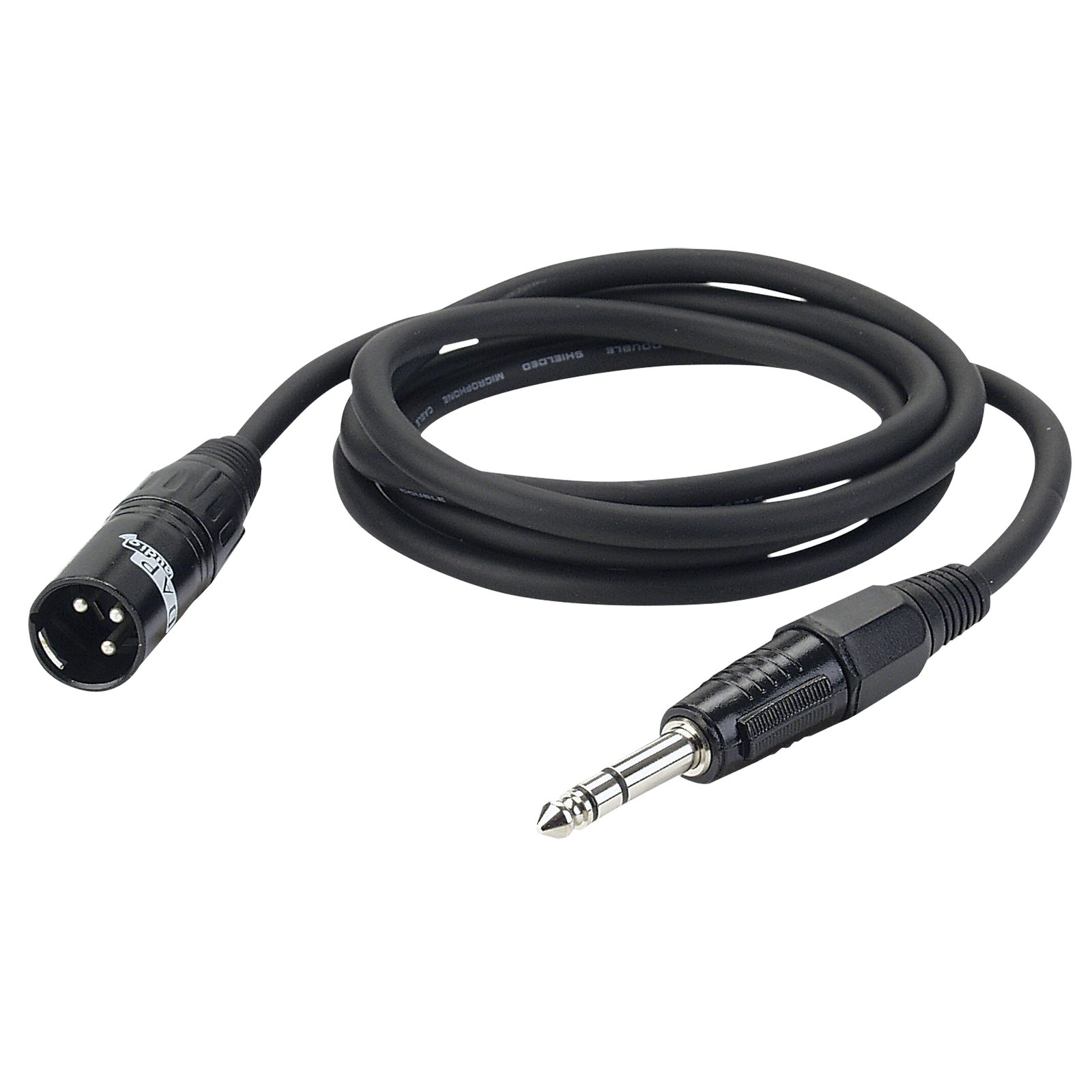 Cavo bilanciato XLR maschio 3P a jack stereo TRS 6.3mm 3m - DAP FL043