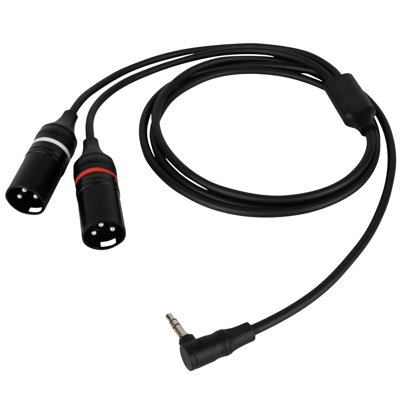 Cavo mini-jack stereo 3,5 mm 90° to 2 XLR maschio 3P 1.5m - DAP FL118150