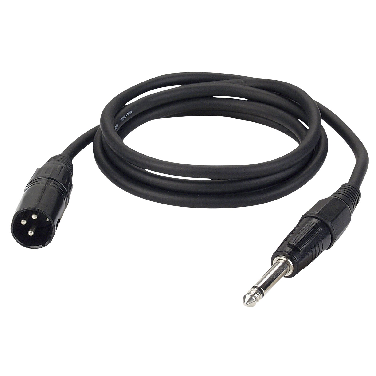 Cavo audio sbilanciato XLR maschio a jack mono 6,3 mm, 1,5 m, nero - DAP FL13150