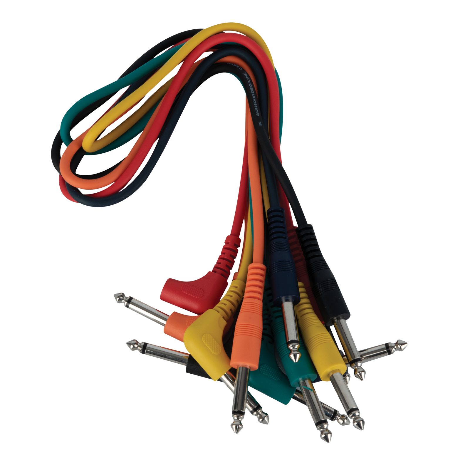 Cavo patch 6 colori unbalanced straight to 90° 60 cm - DAP FL1460
