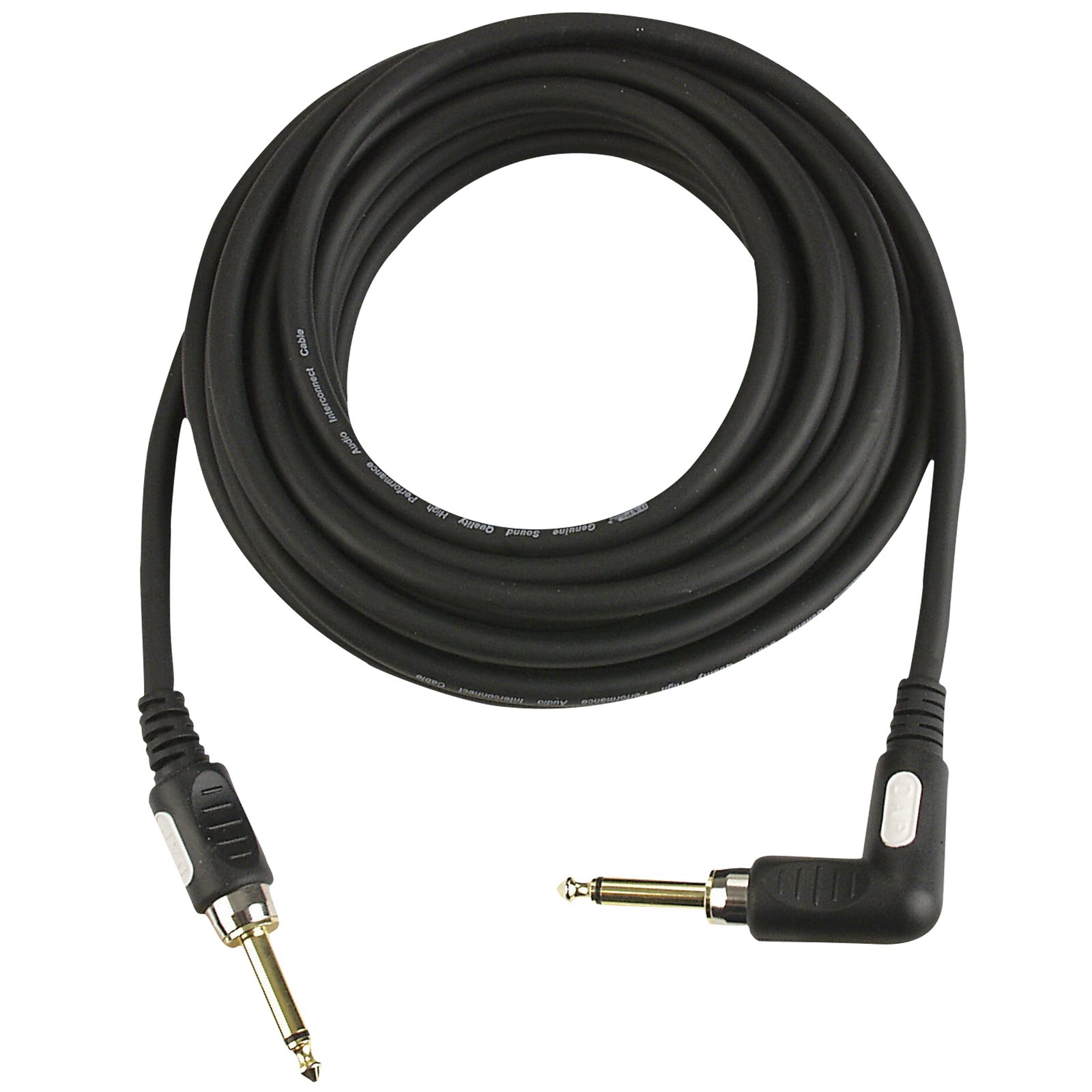 Stage Guitar Cable straight Ø 6 mm to 90° 10m - DAP FL1810