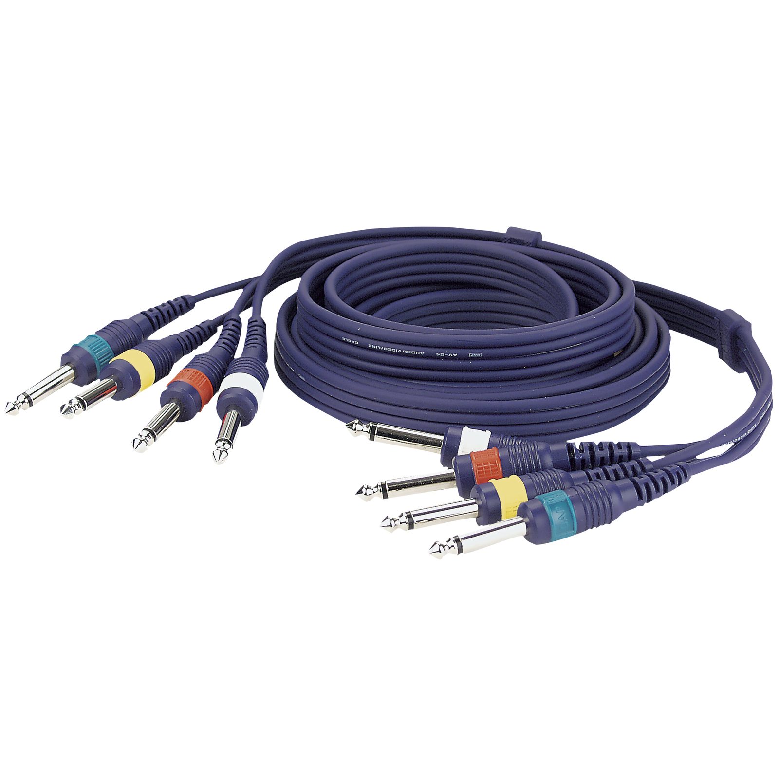 4 mono Jack to 4 mono Jack 1.5m - DAP FL20150