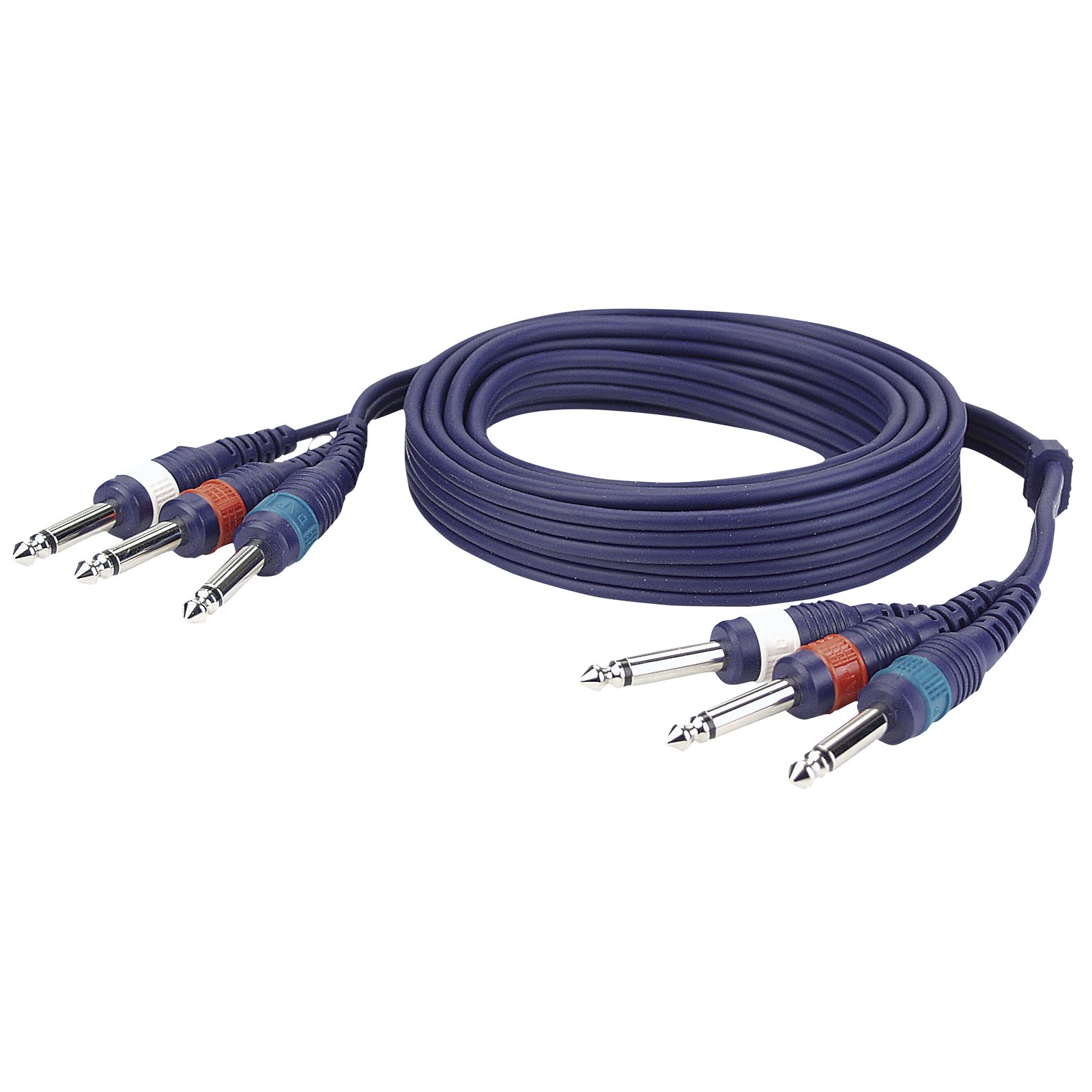 Cavo 3 mono Jack a 3 mono Jack, 3 m - DAP FL213