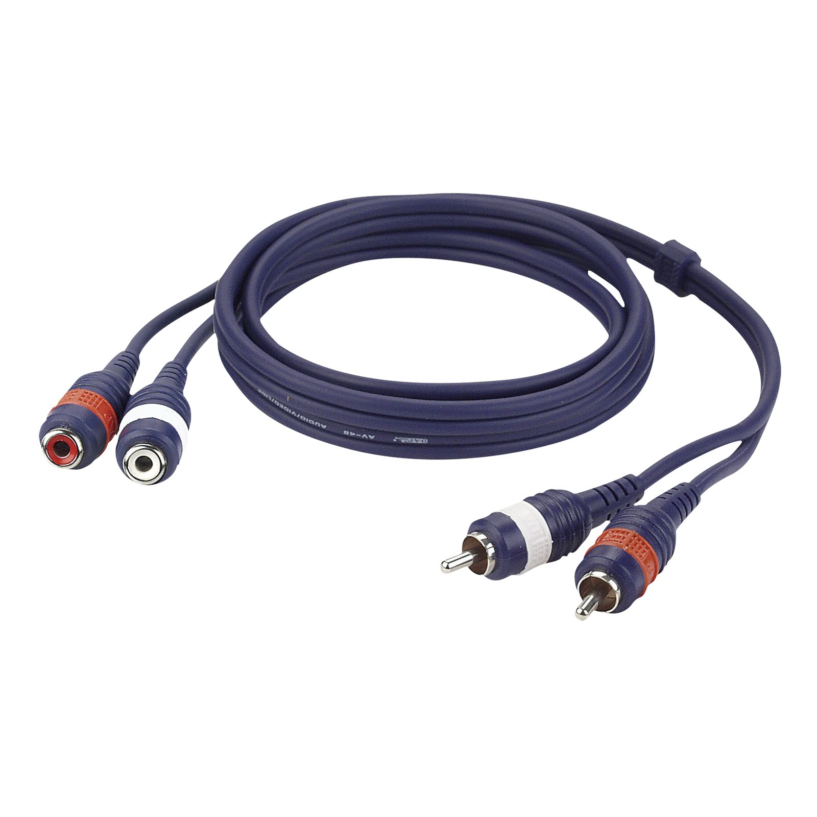 Cavo audio RCA 2M-2F L/R 0,75m - DAP FL2775