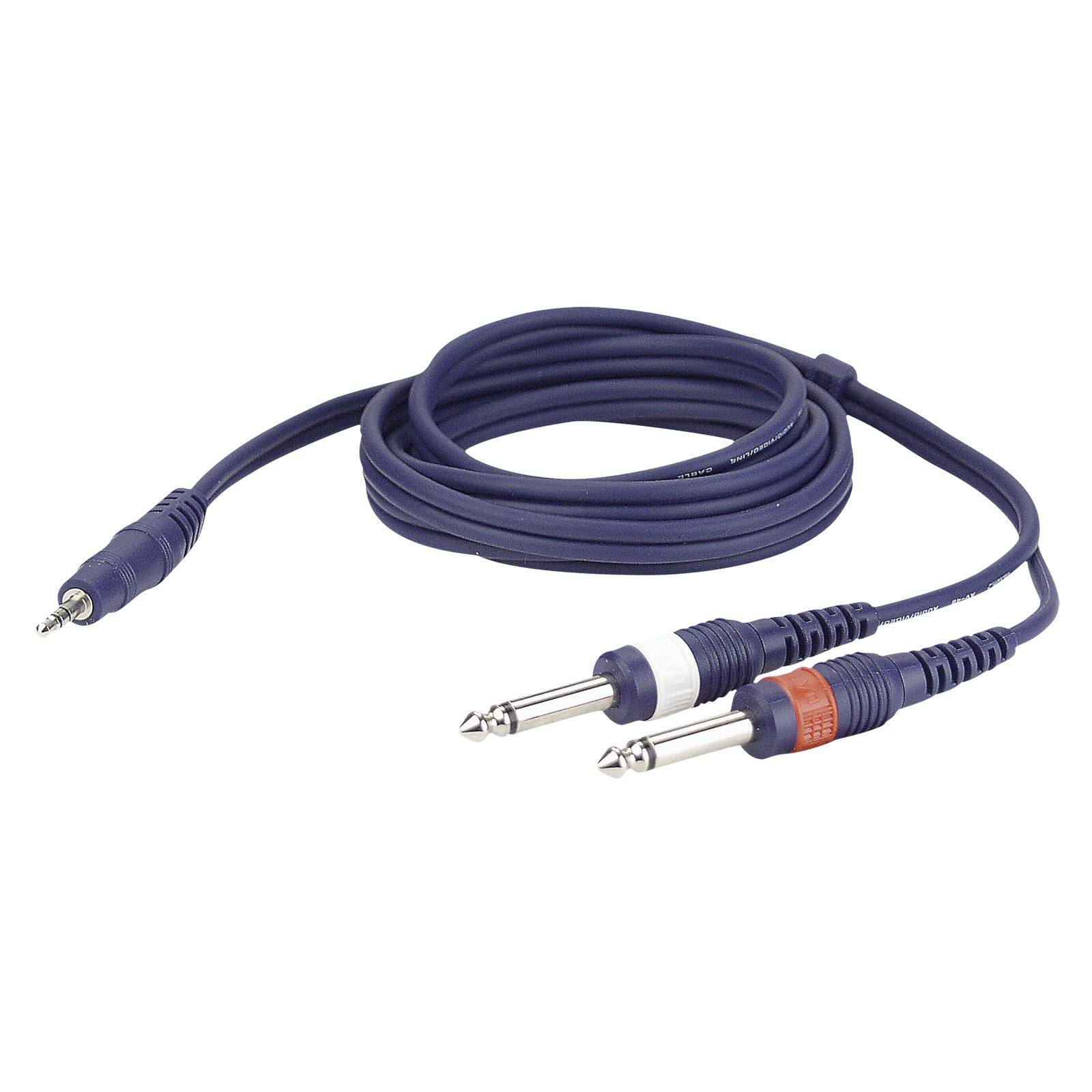 Cavo stereo mini-jack 3.5mm TRS a 2 mono Jack 6.3mm L/R 1.5m - DAP FL31150