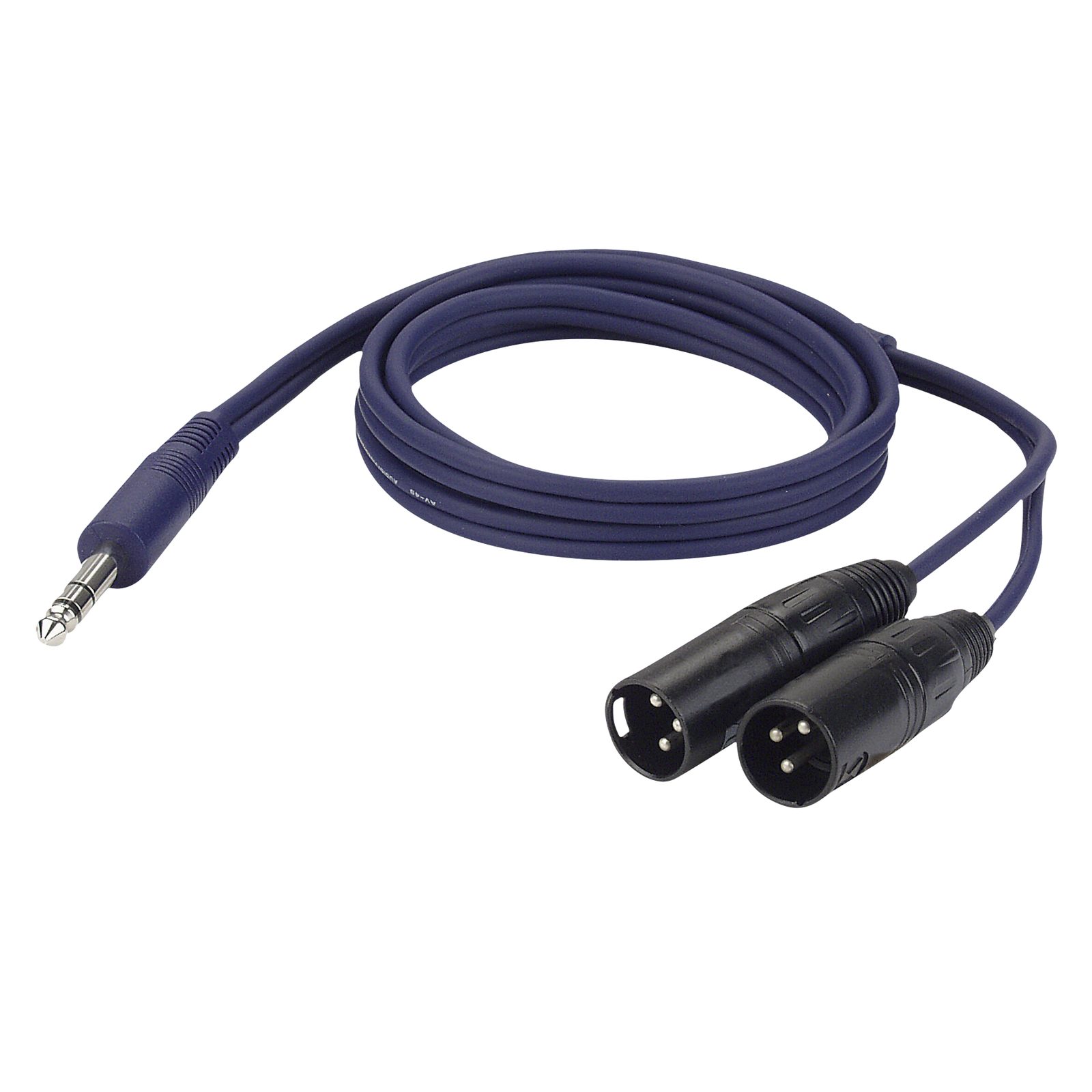 Cavo 2x XLR 3P Maschio a Jack Stereo 6.3mm TRS 1.5m - DAP FL36150