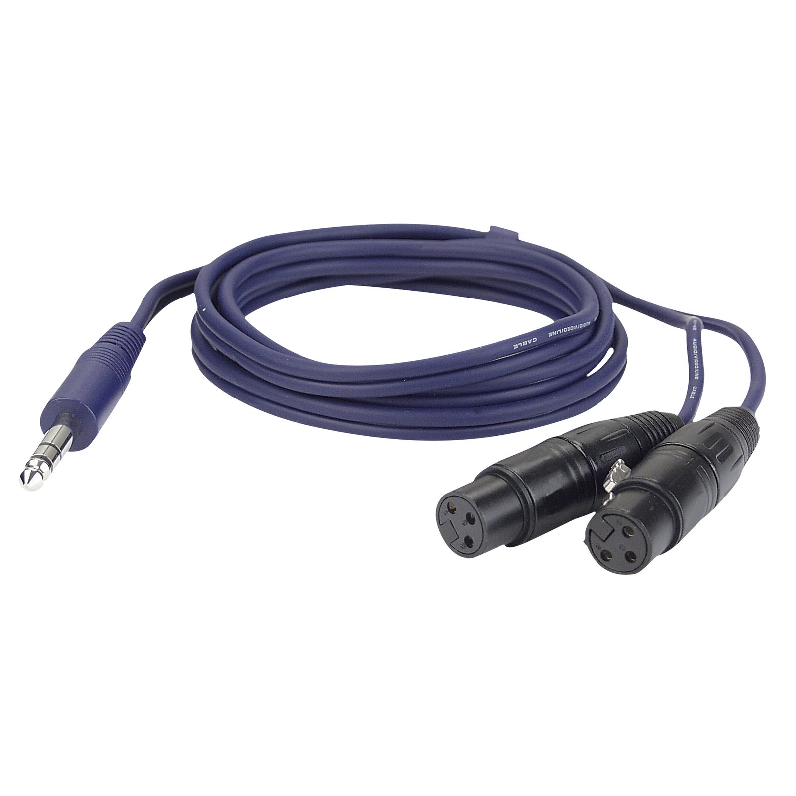 Cavo 2x XLR 3P Femmina a Jack Stereo 6.3mm TRS 1.5m - DAP FL37150