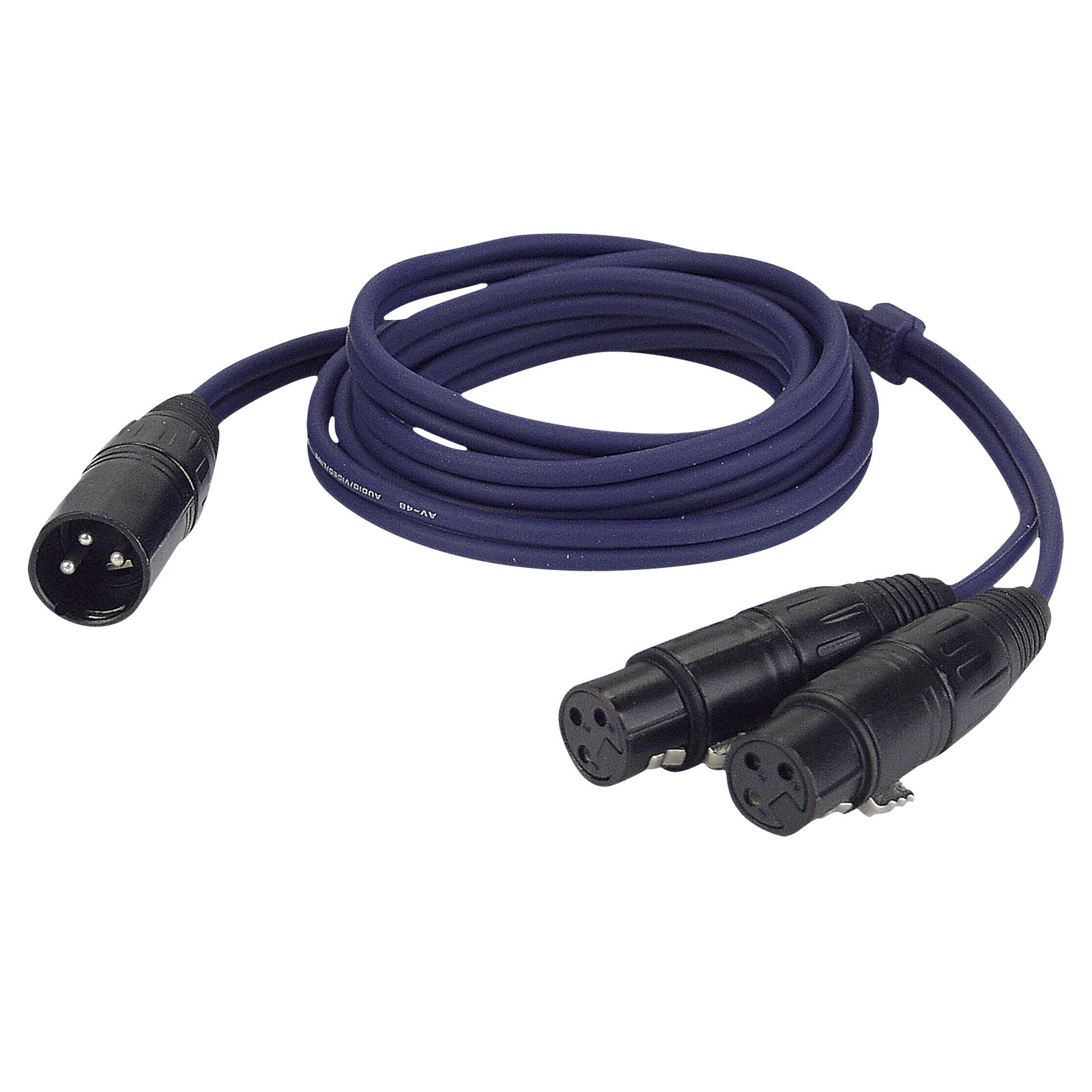 Cavo XLR 3P Maschio a 2x XLR 3P Femmina 1.5m - DAP FL38150