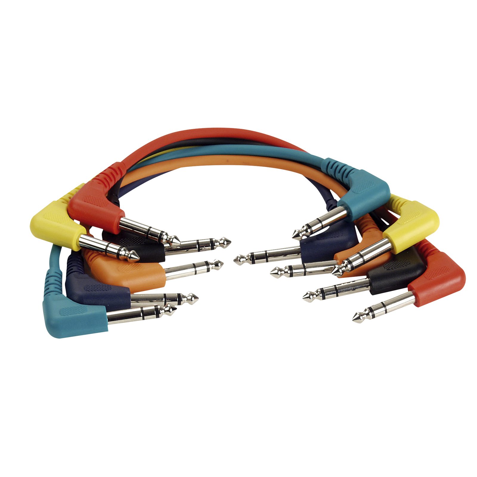 6 patch audio bilanciati TRS 6.3 mm 30 cm 90°-90° - DAP FL4230